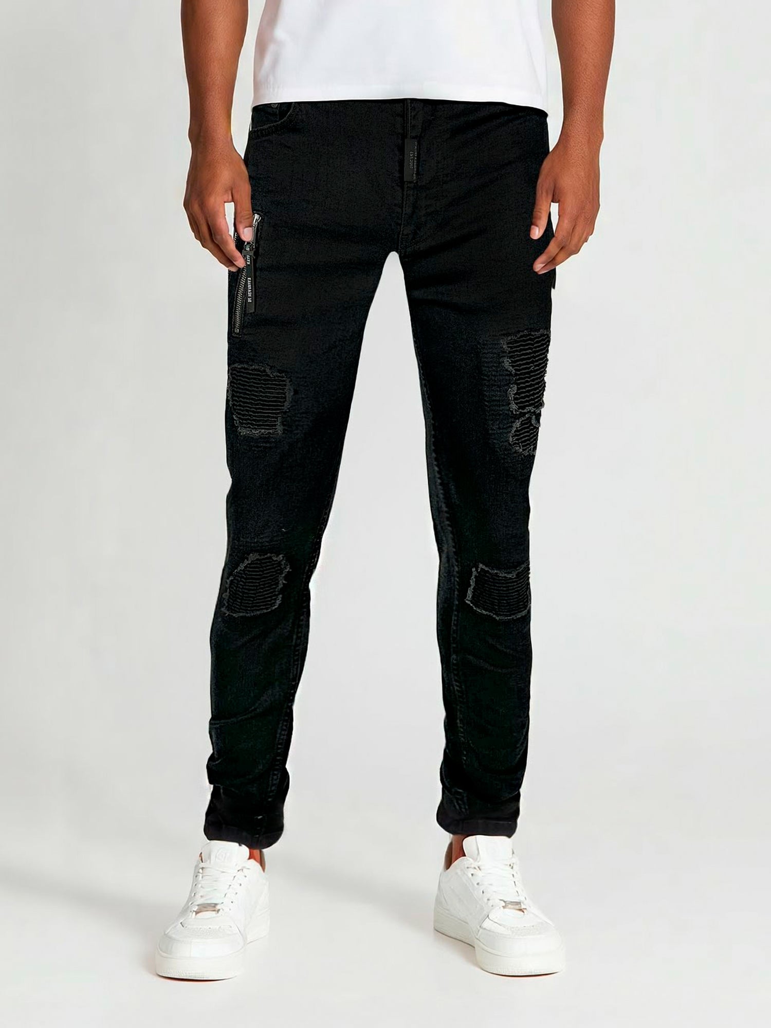 jeans / Jean Noir Slim Fit Motor