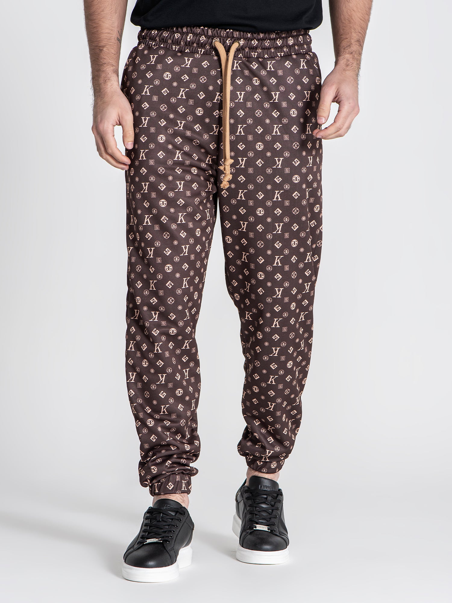 Brown Logomania Joggers