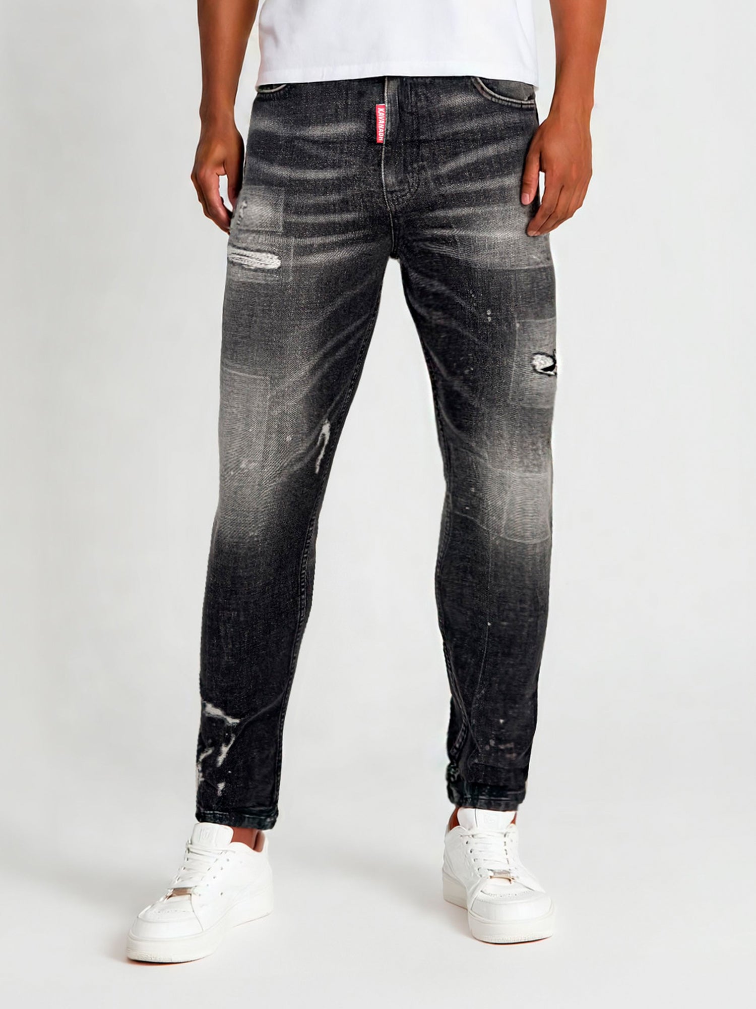 jeans / Jean Noir Slim Fit Smile