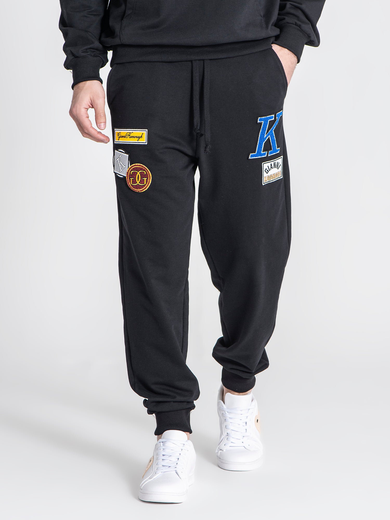 Black Collage Joggers