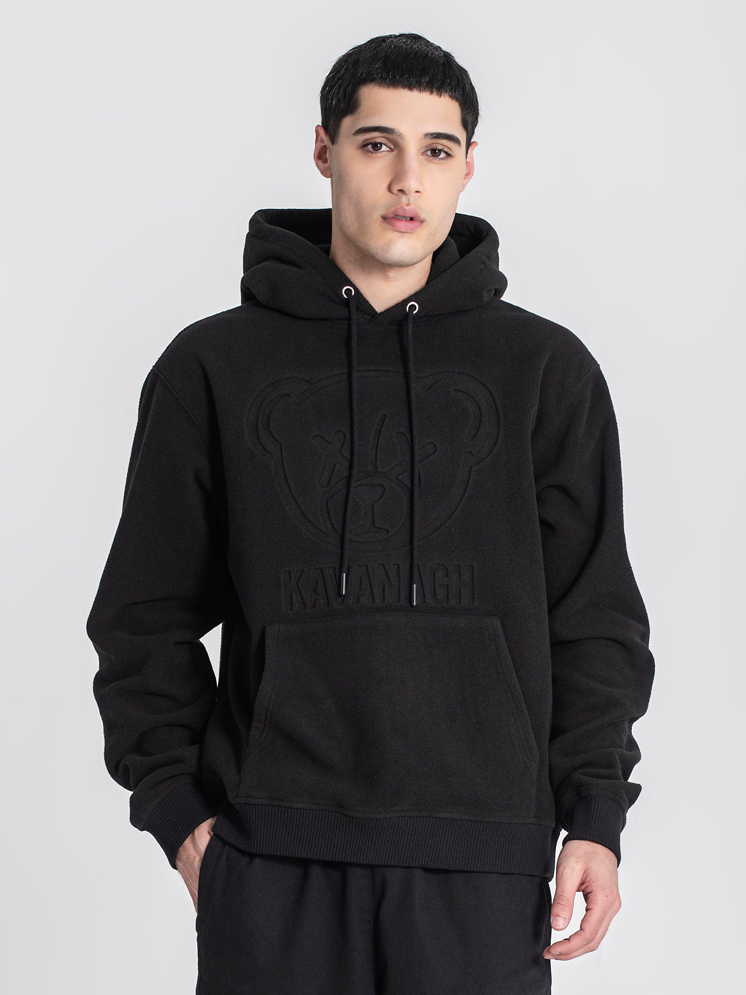 hoodies / Black X-Teddy Sherpa Hoodie