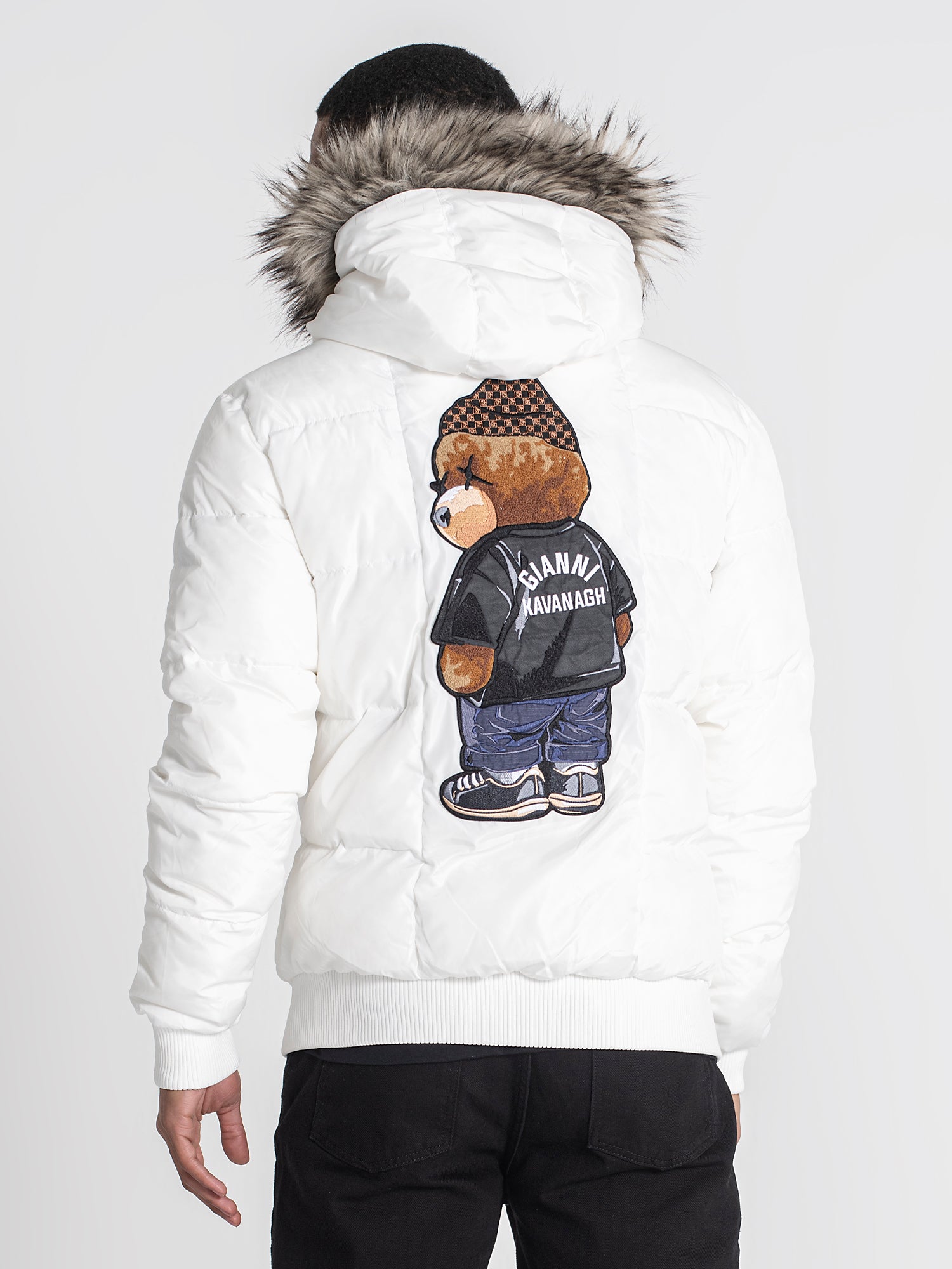 puffers / White Bear Puffer Jacket