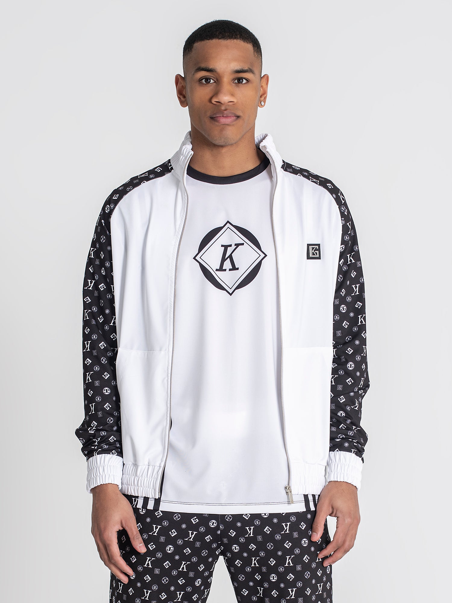 zip jackets / White Attitude Jacket