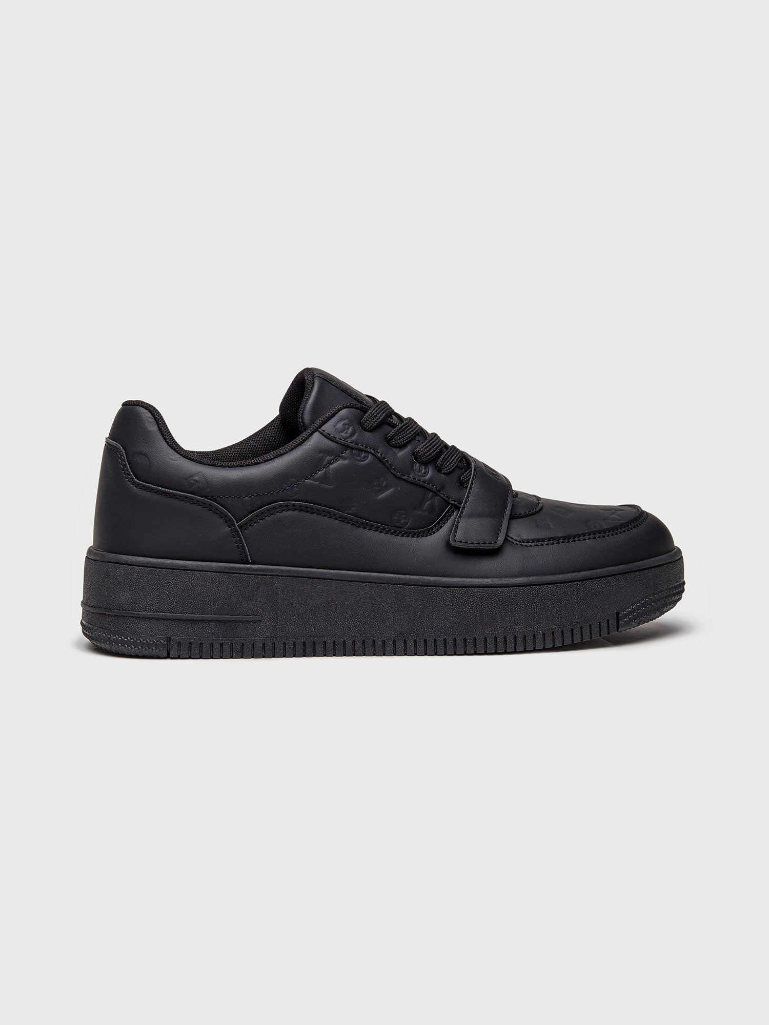 sneakers / Black Logomania Velcro Sneakers