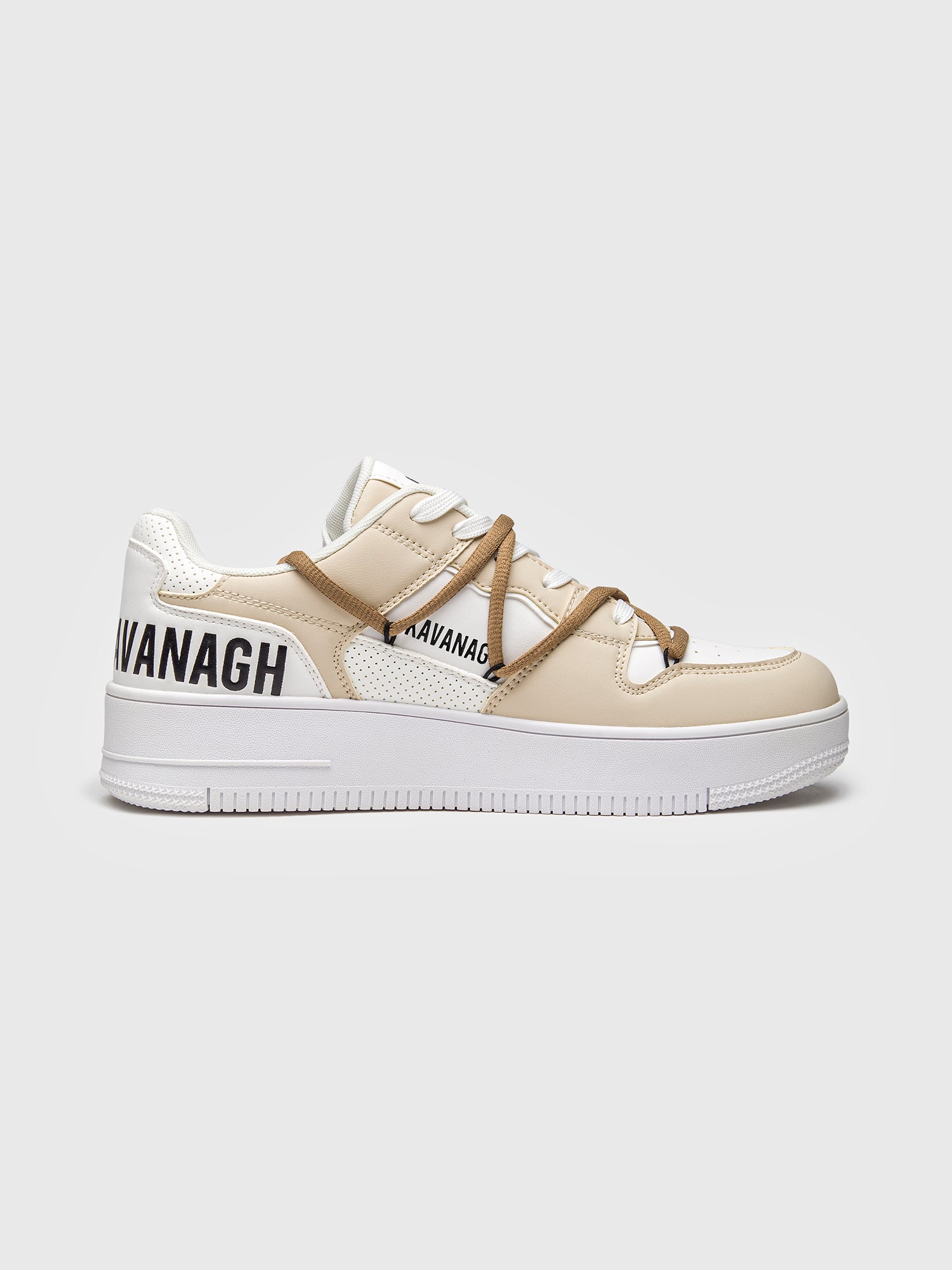 sneakers / Beige Wrapped Sneakers