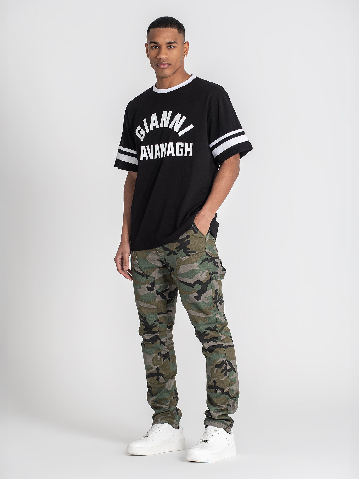 t-shirts / Black Crew Oversized Tee