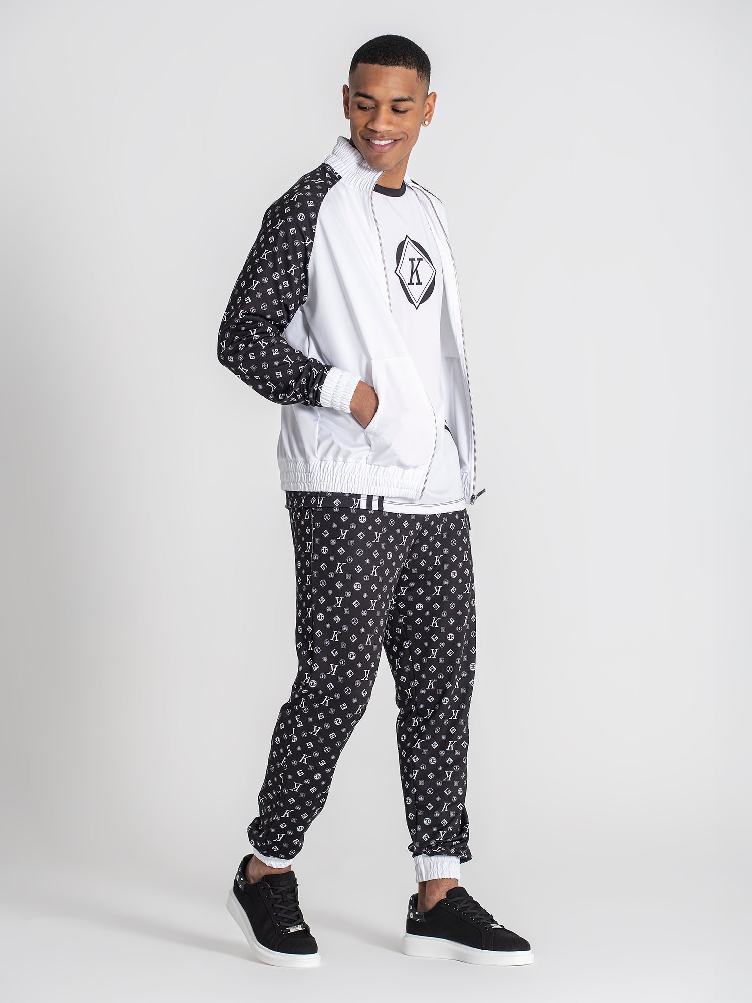 zip jackets / White Attitude Jacket
