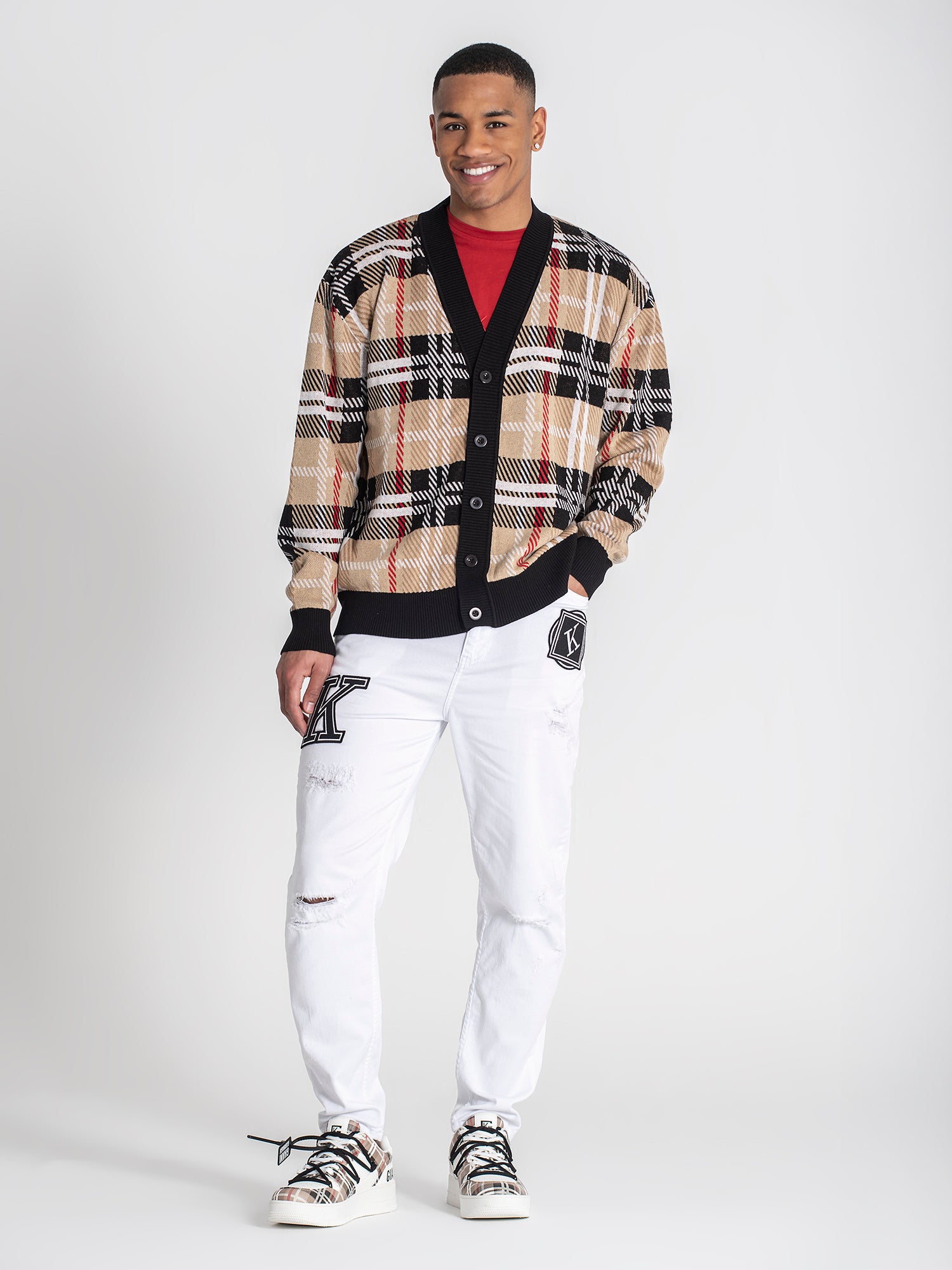 jackets / Multicolor British Knit Cardigan