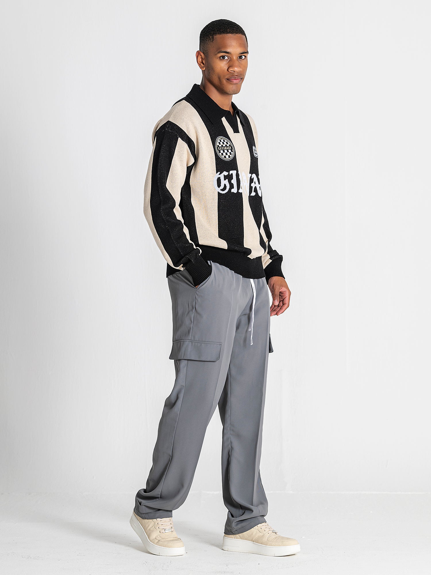 sweats / Beige Team Knit Sweater