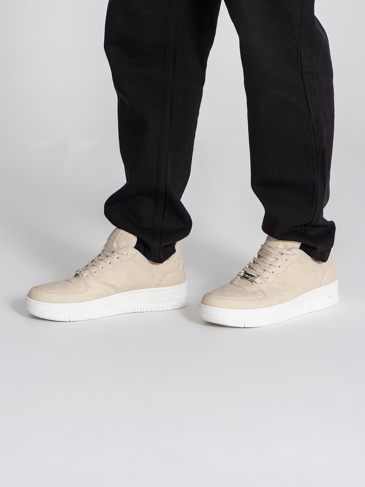 sneakers / Beige Logomania Sneakers