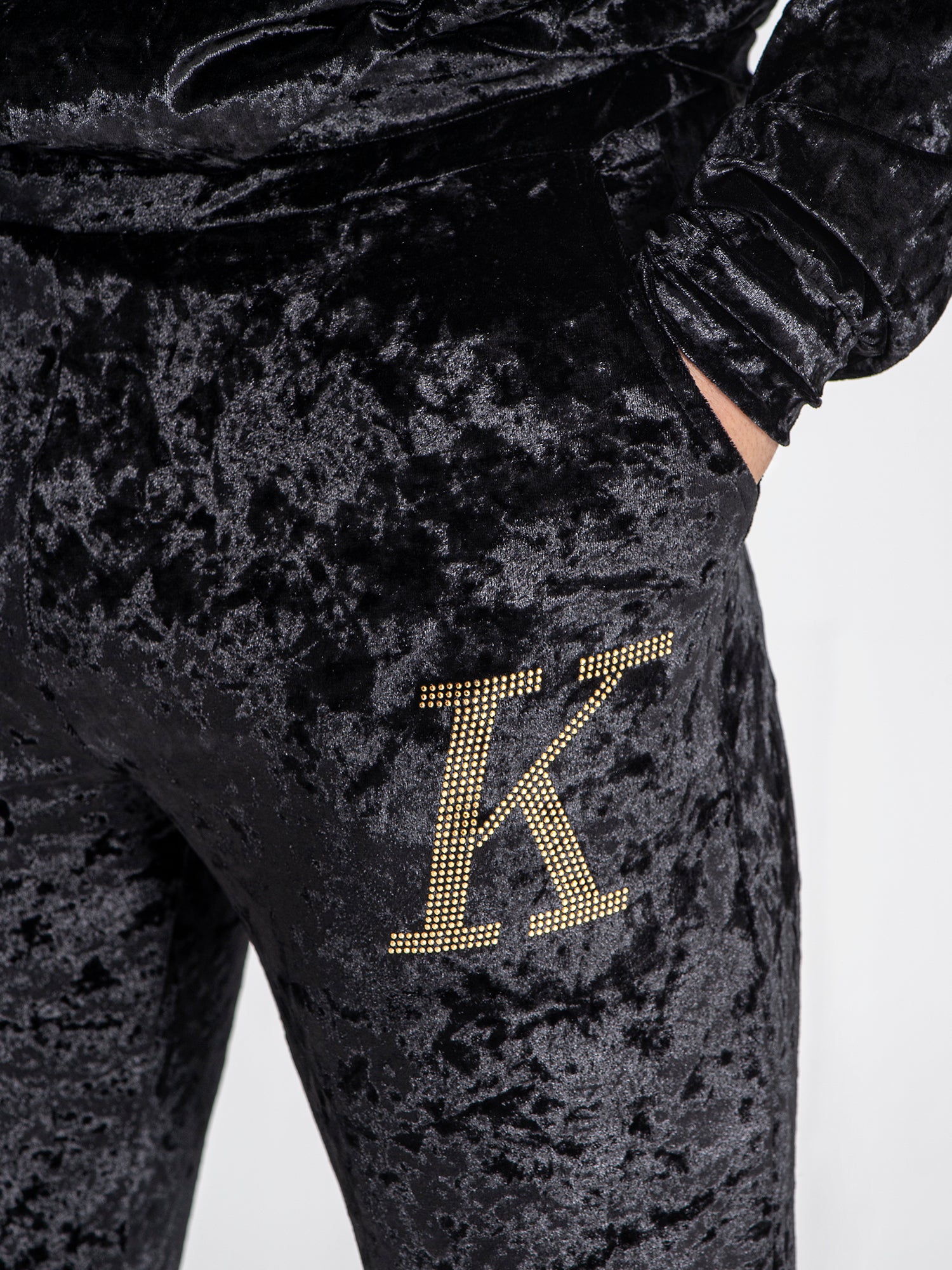joggers / Black K Velvet Joggers