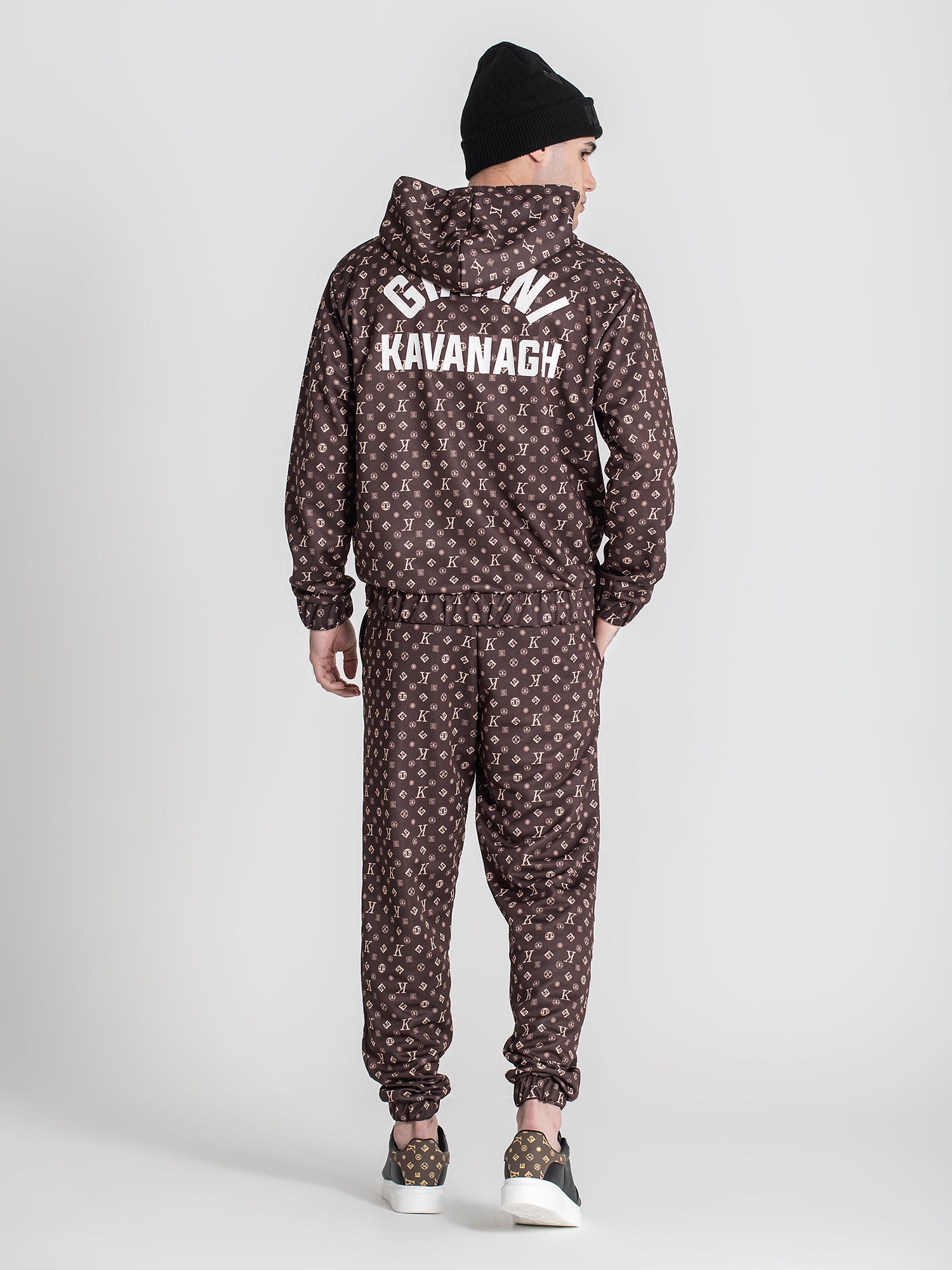 zip jackets / Brown Logomania Hoodie Jacket