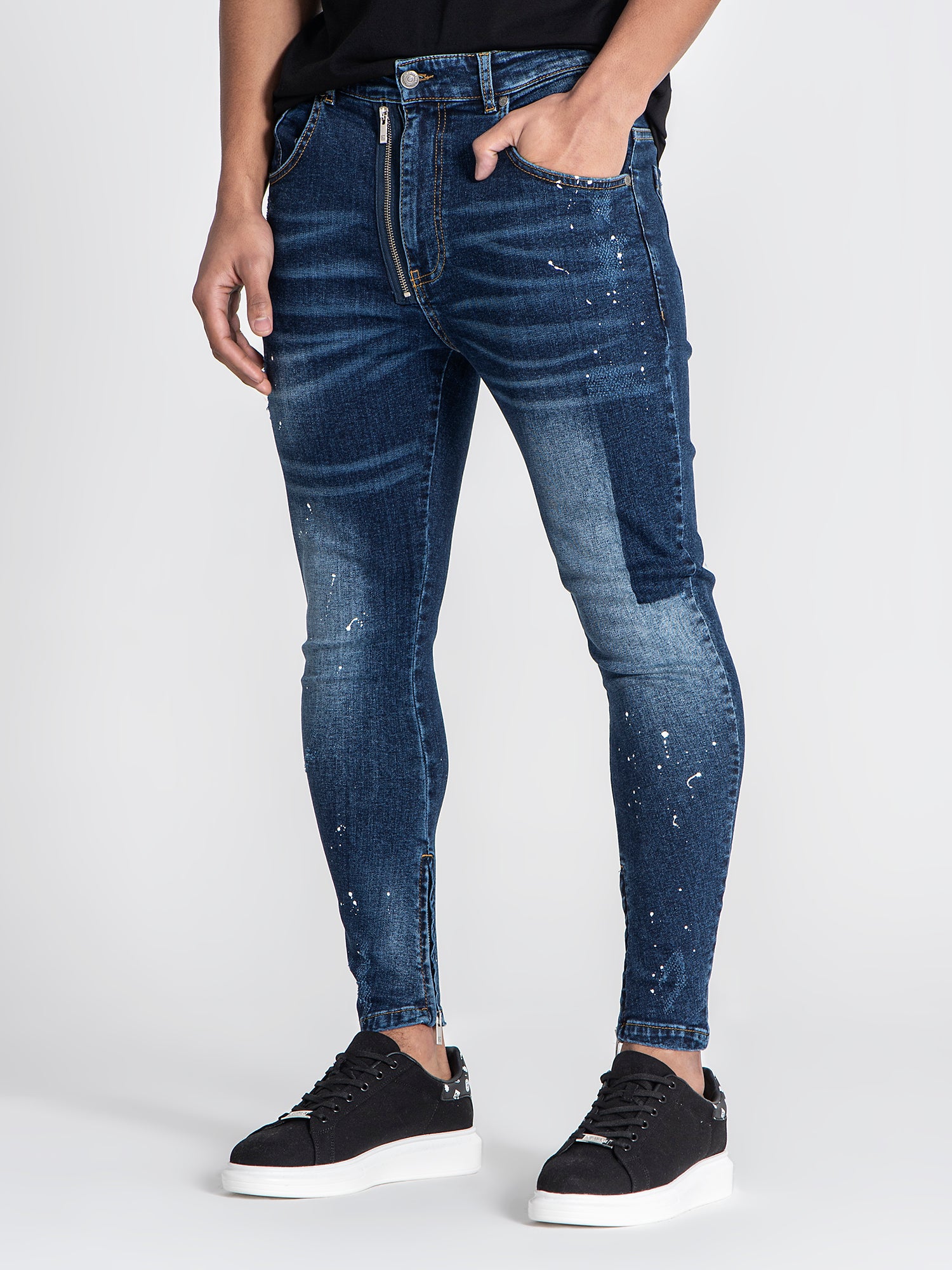 jeans / Dark Blue Zip Mania Zip Jeans
