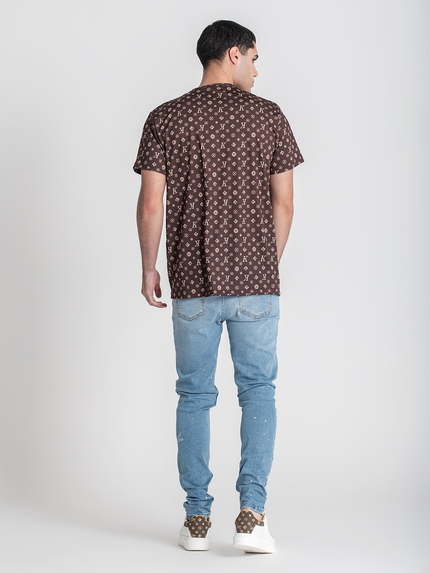 t-shirts / Brown Logomania Bear Tee