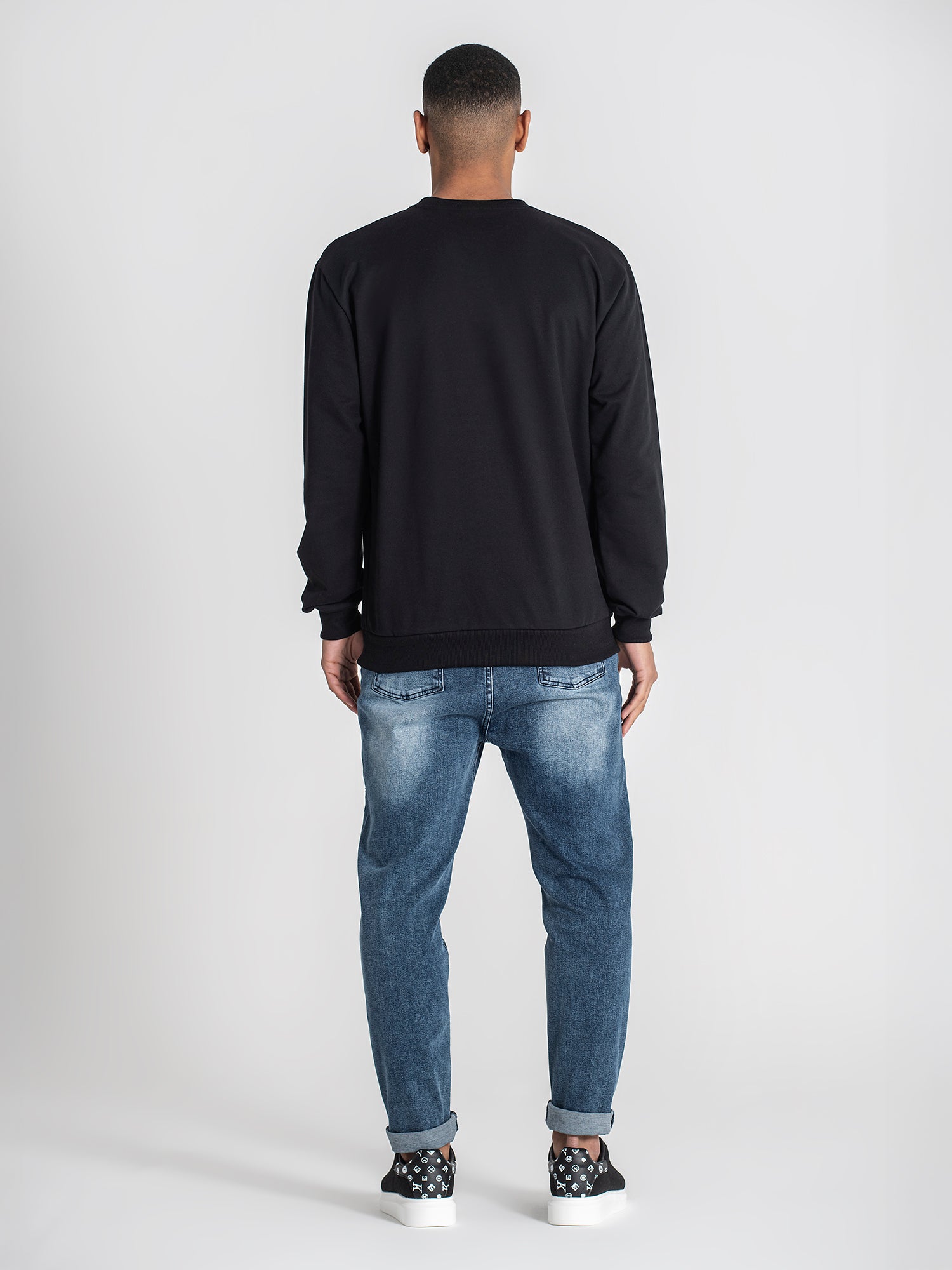 sweats / Black Lookback Sweat