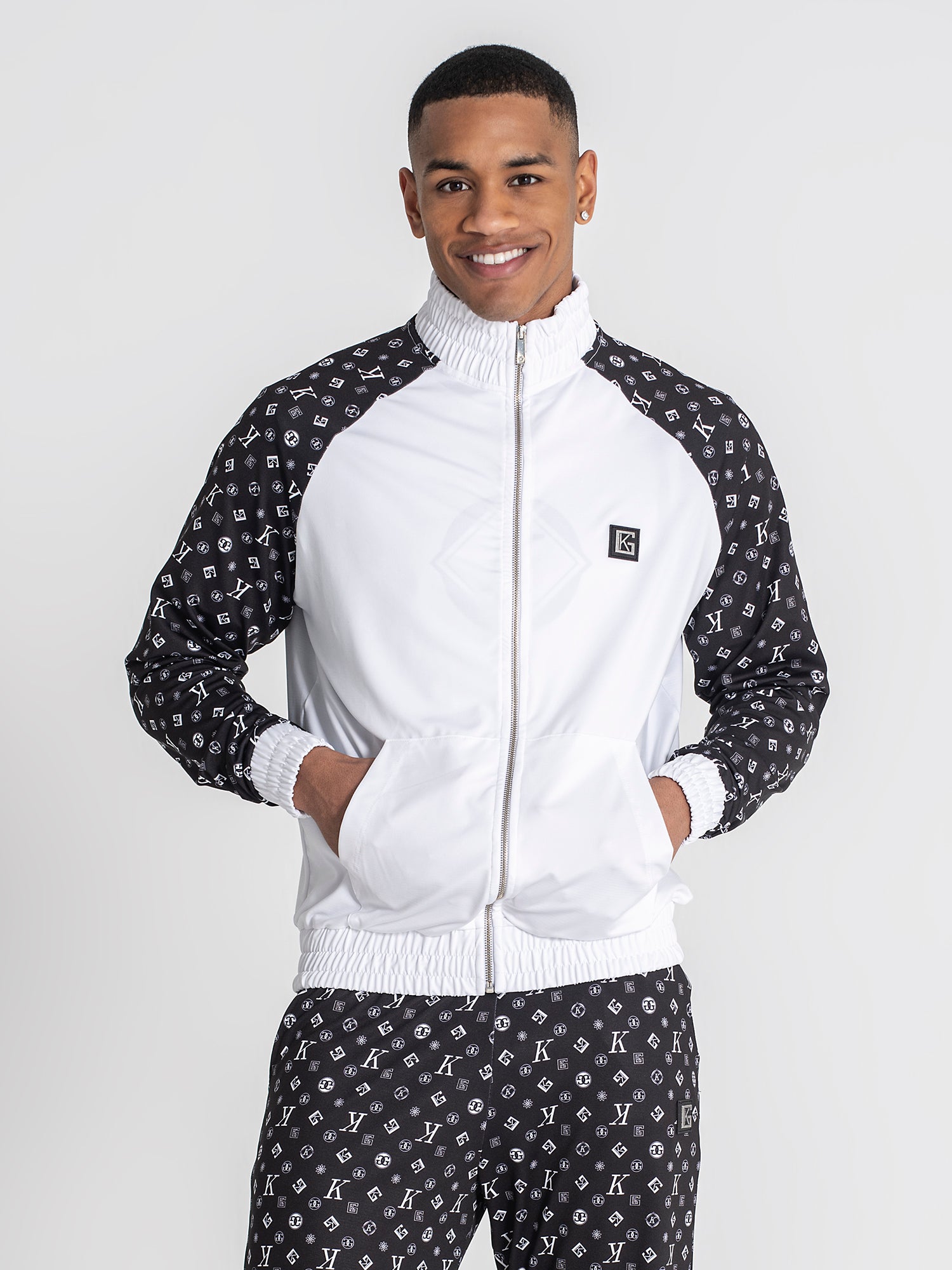zip jackets / White Attitude Jacket