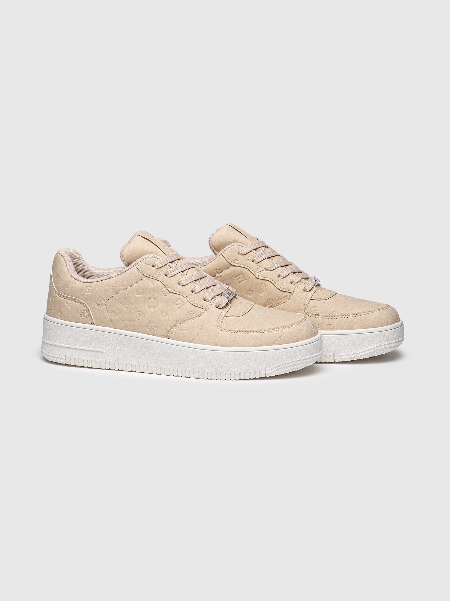 sneakers / Beige Logomania Sneakers