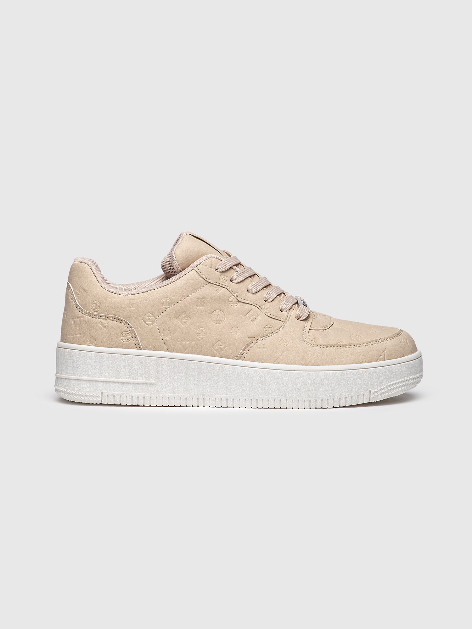 sneakers / Beige Logomania Sneakers