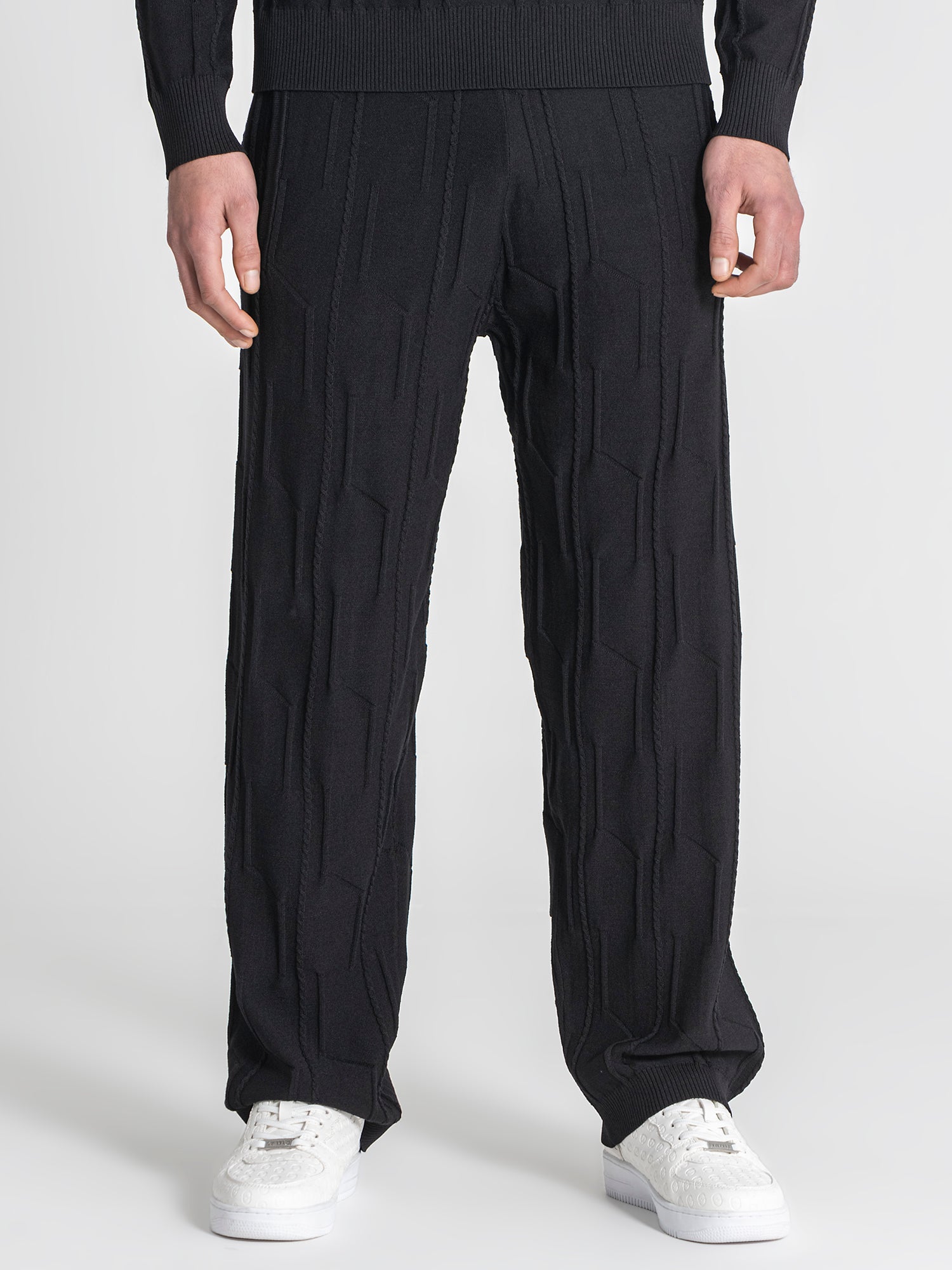 Black G Knit Pants