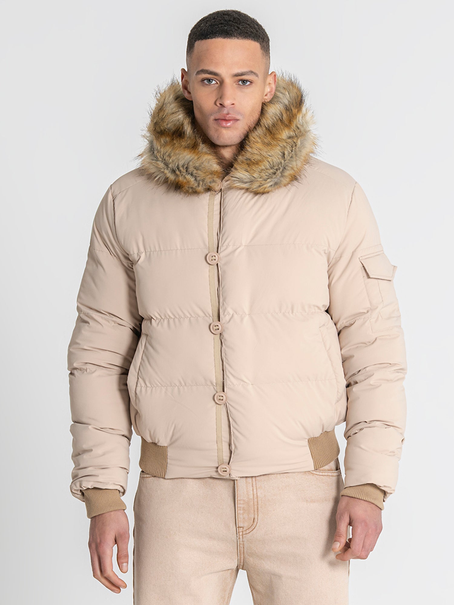 Camel Smart Puffer Jacket