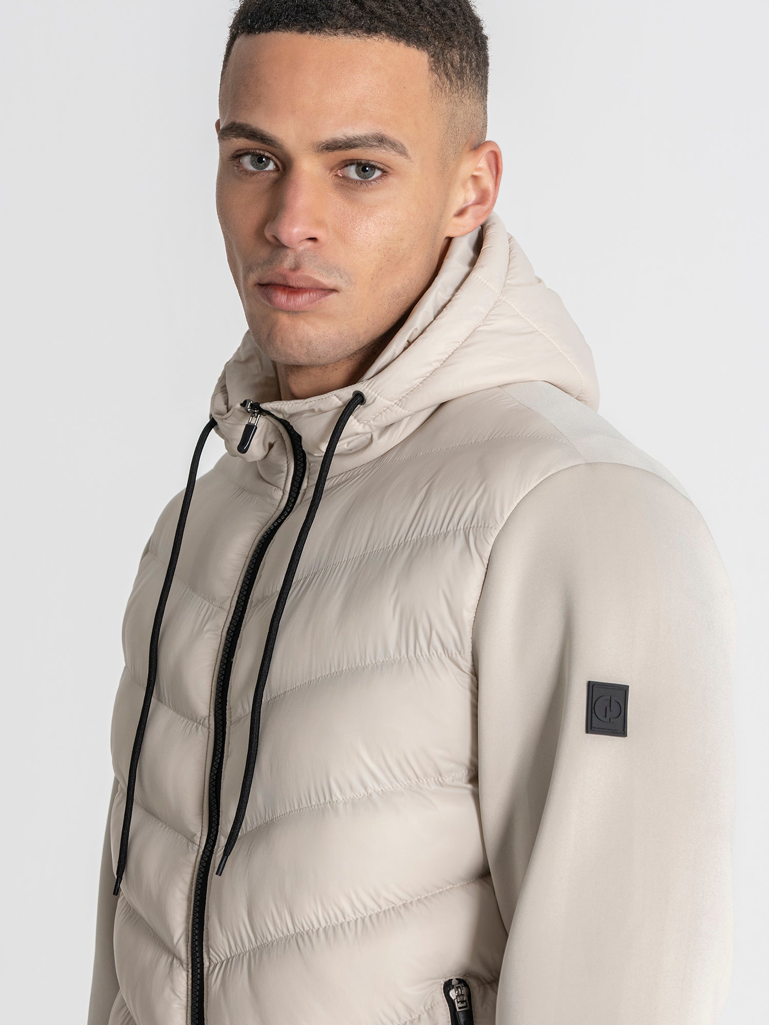 Beige Aero Hoodie Jacket