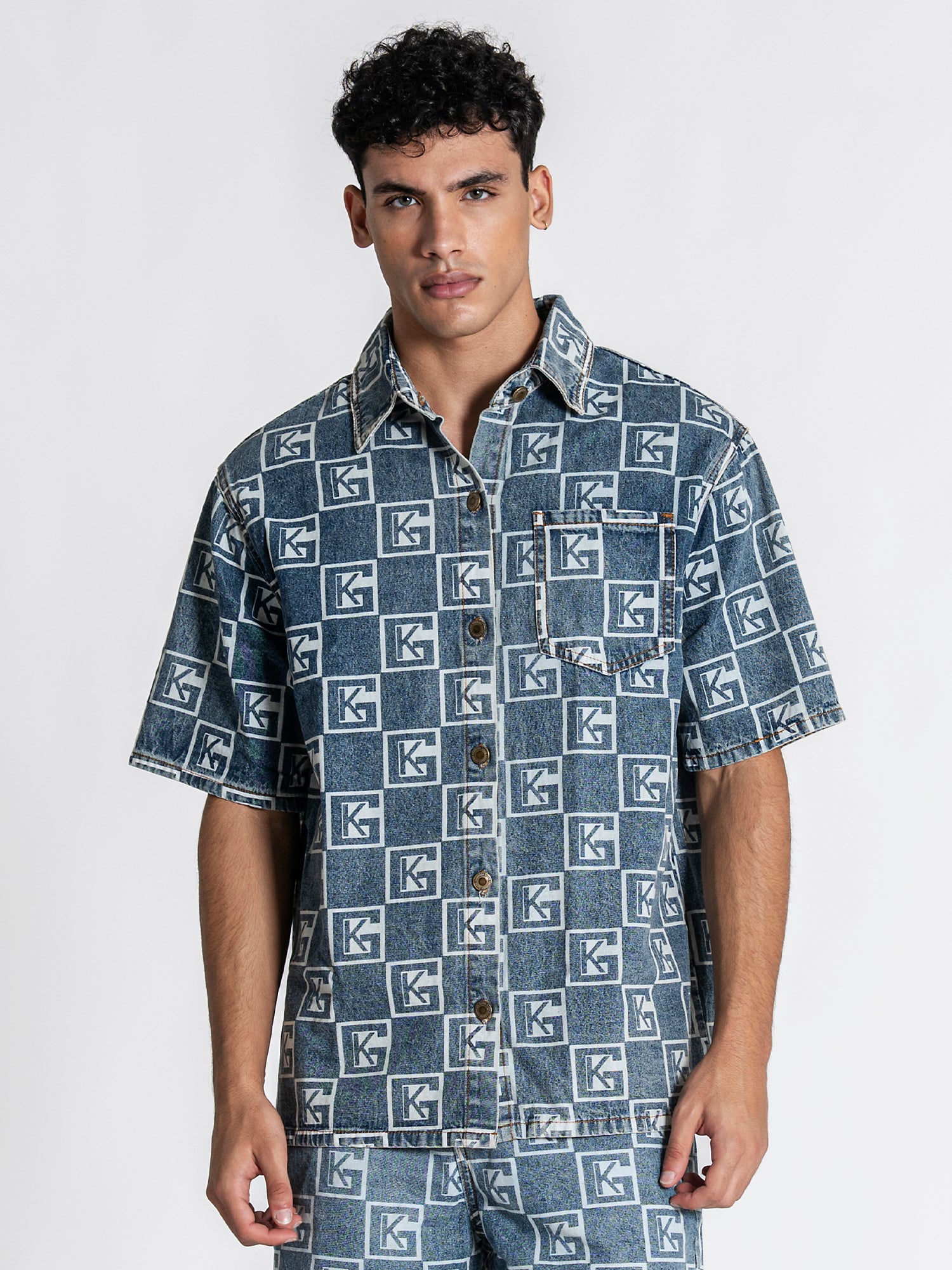 Blue Clone Denim Shirt