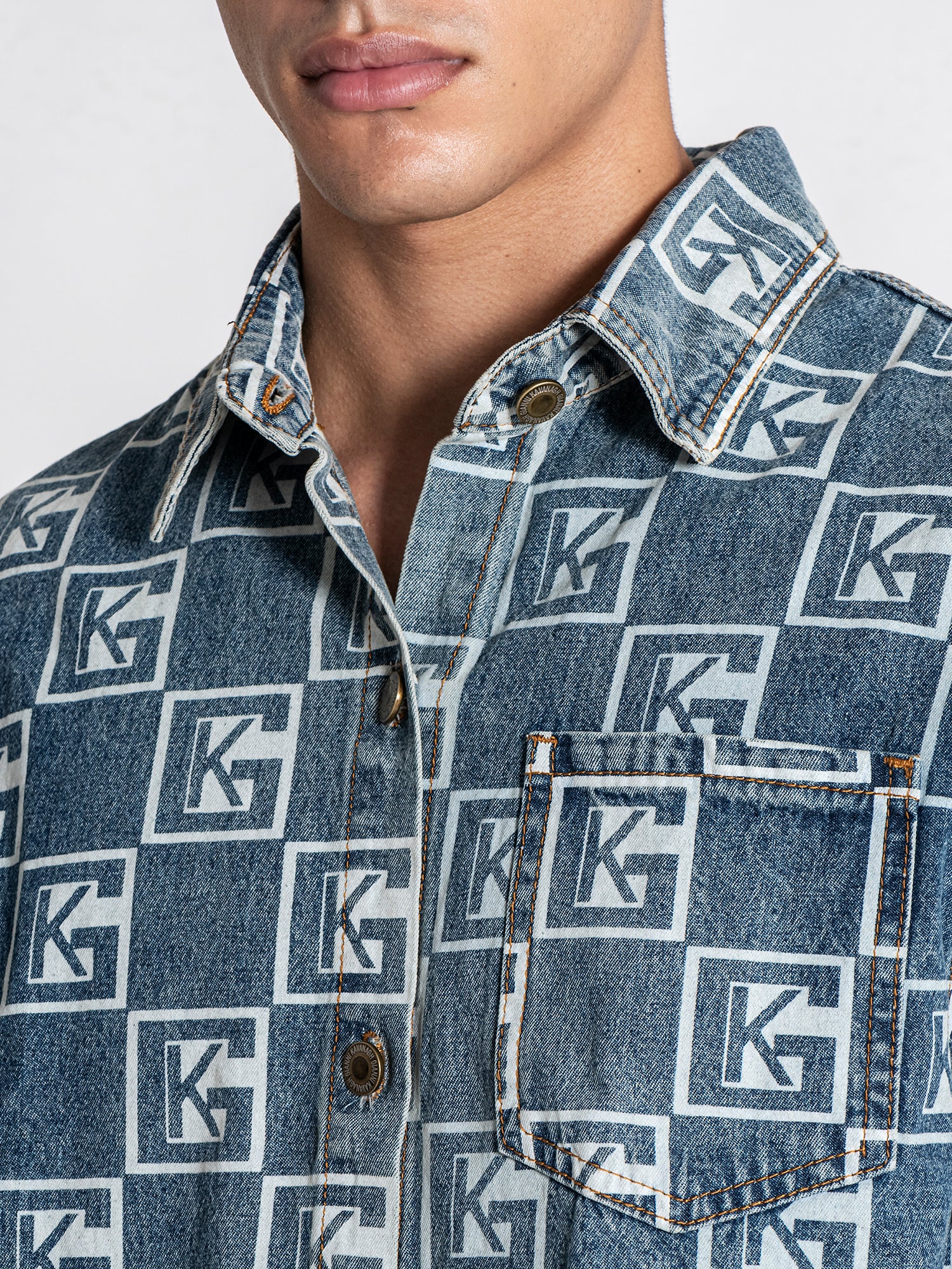Blue Clone Denim Shirt