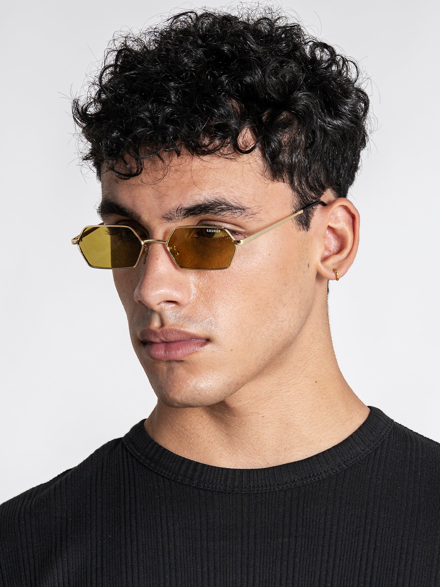 Green Geometric Sunglasses