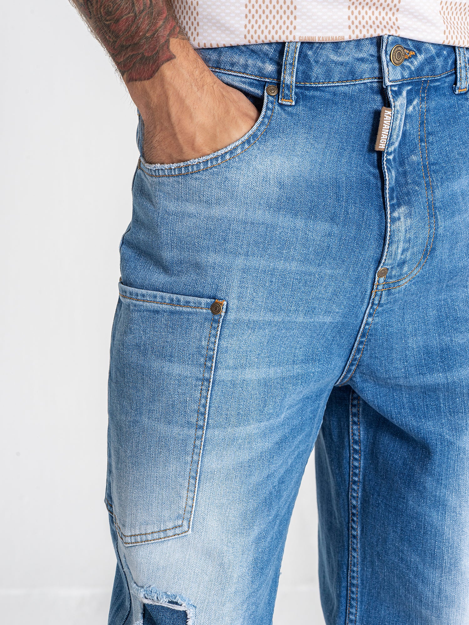 Blue Angel Curved Jeans