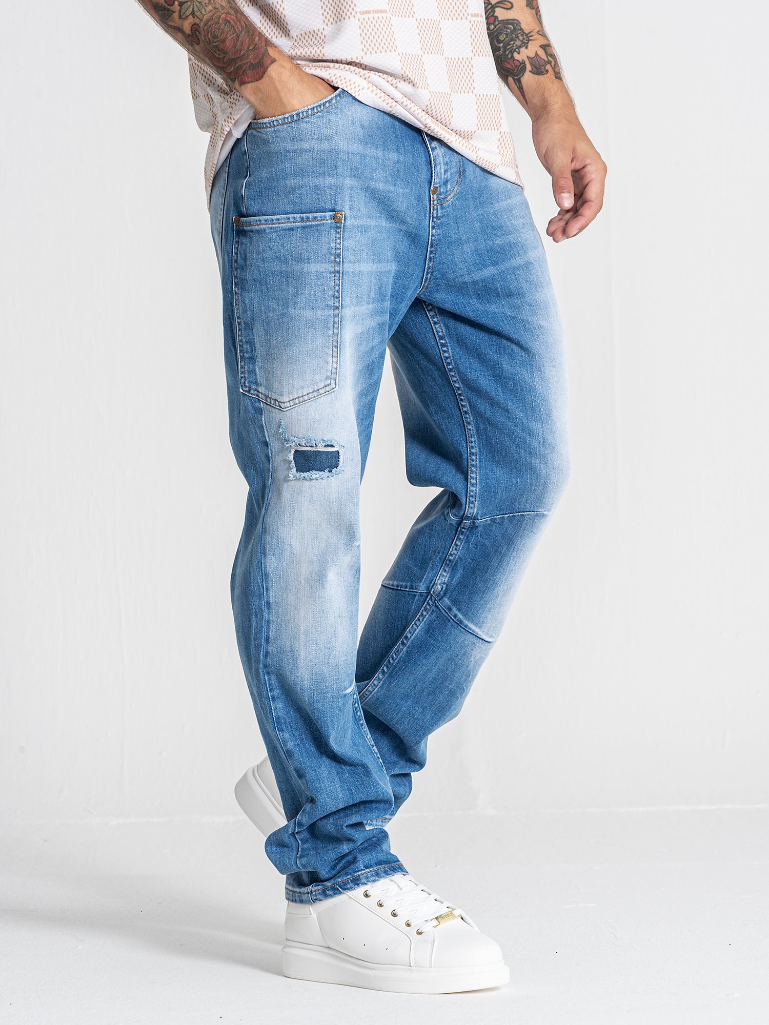Blue Angel Curved Jeans
