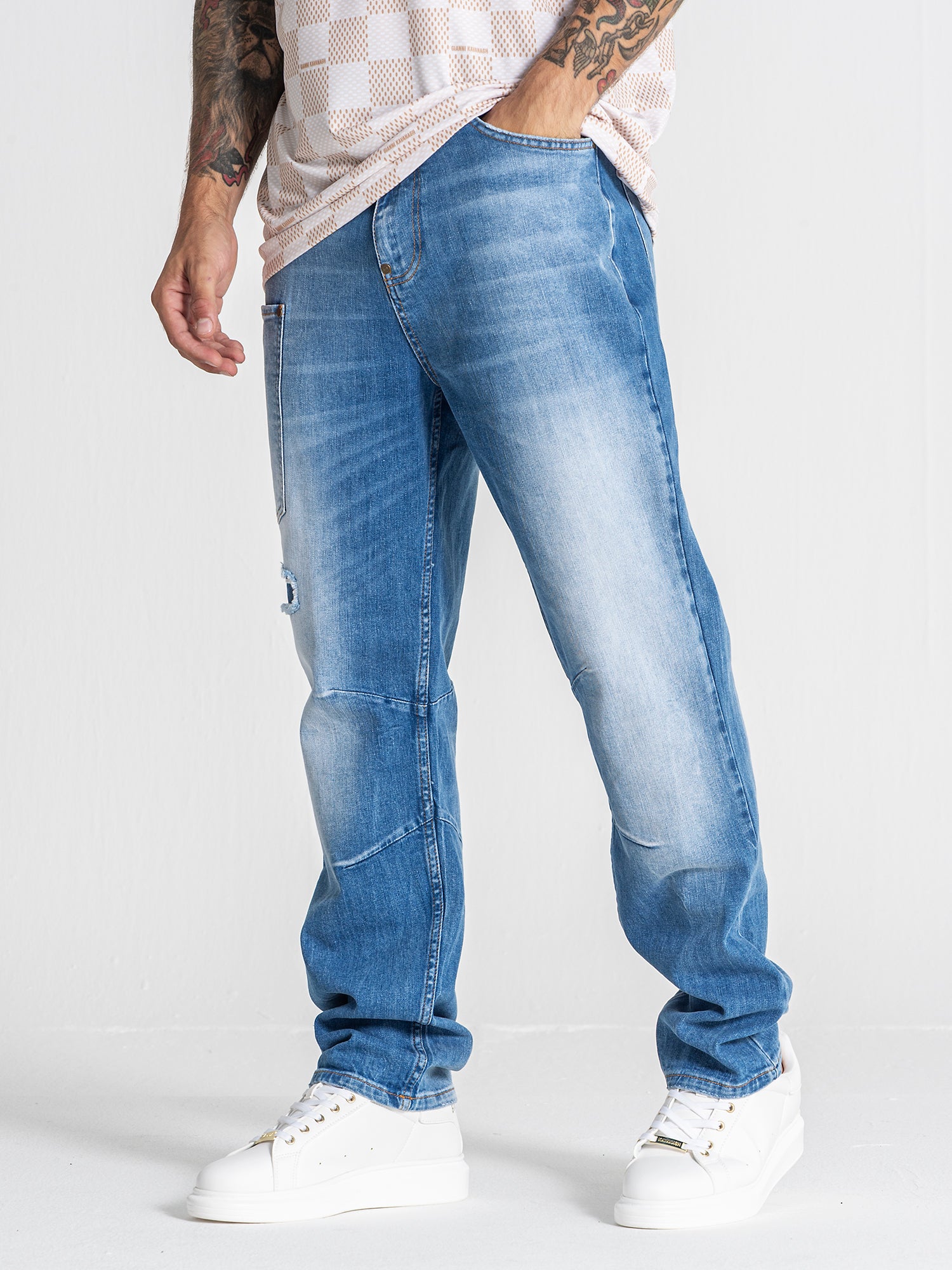 Blue Angel Curved Jeans