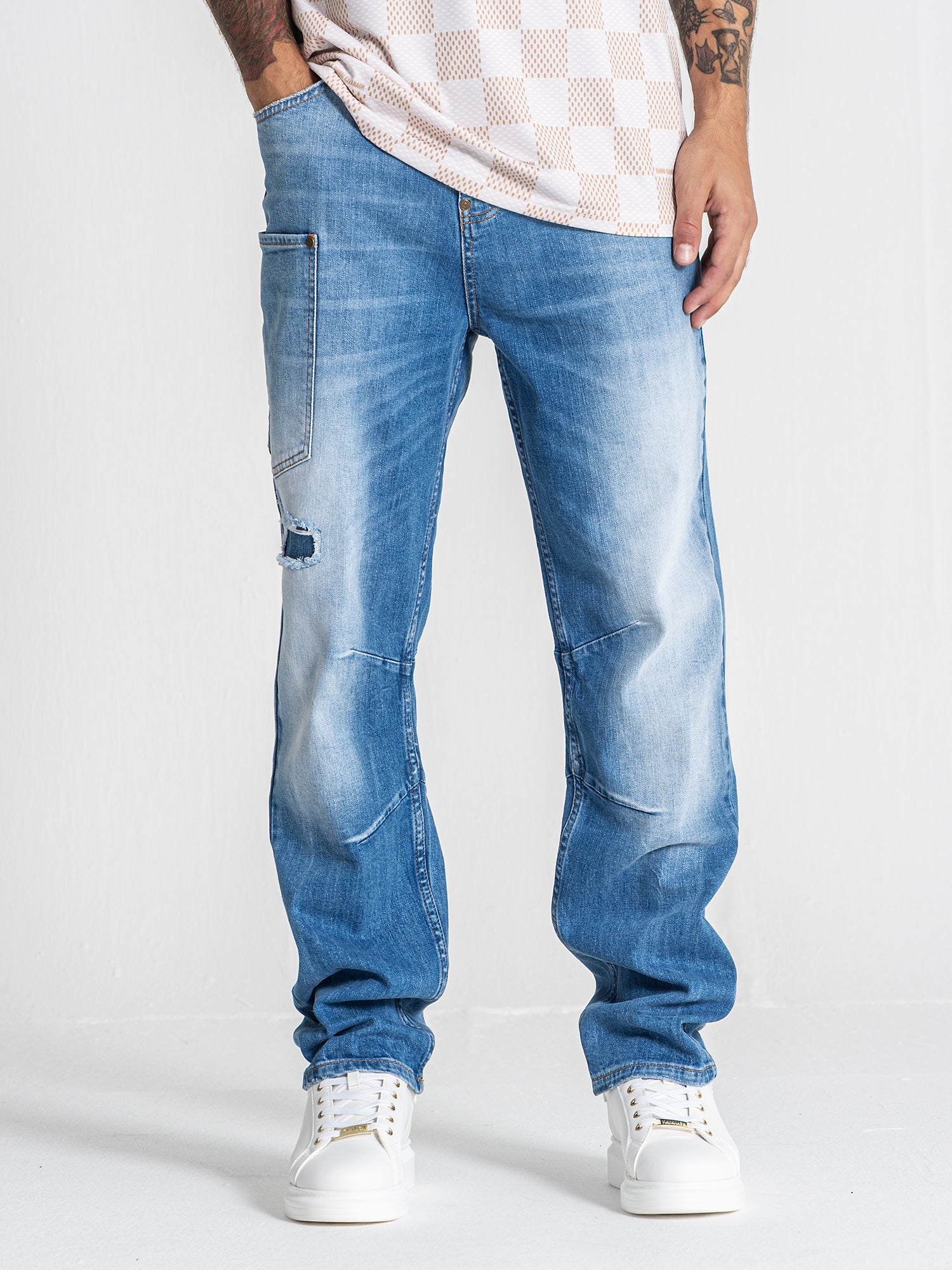 Blue Angel Curved Jeans