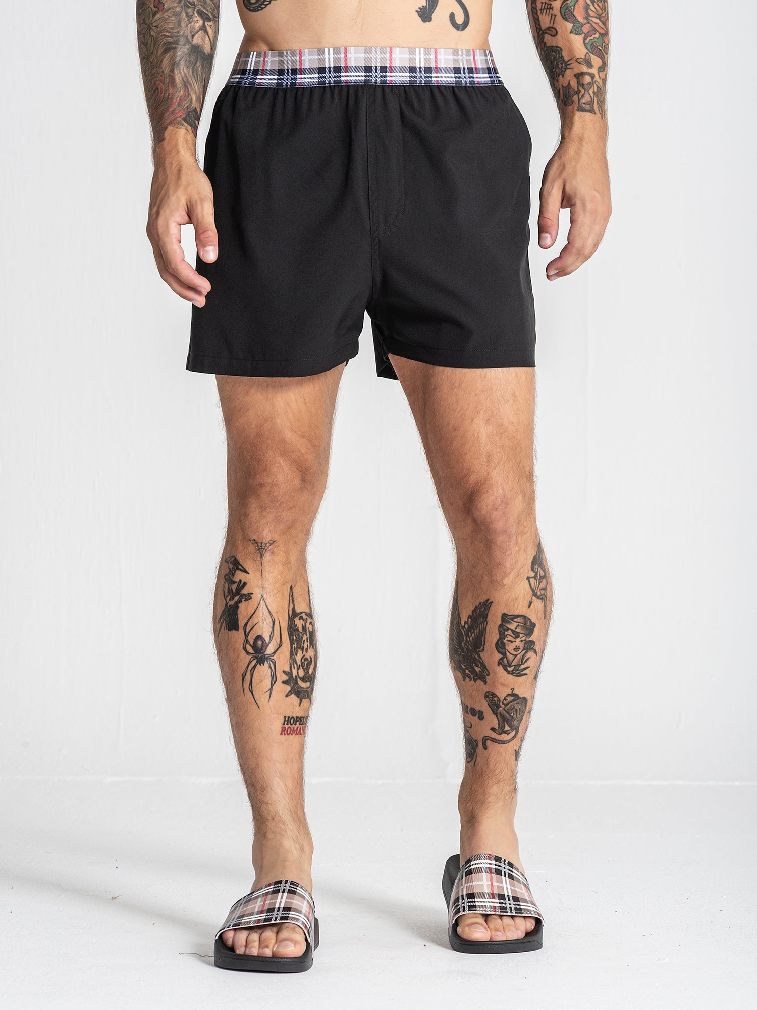 Black British Swimshorts