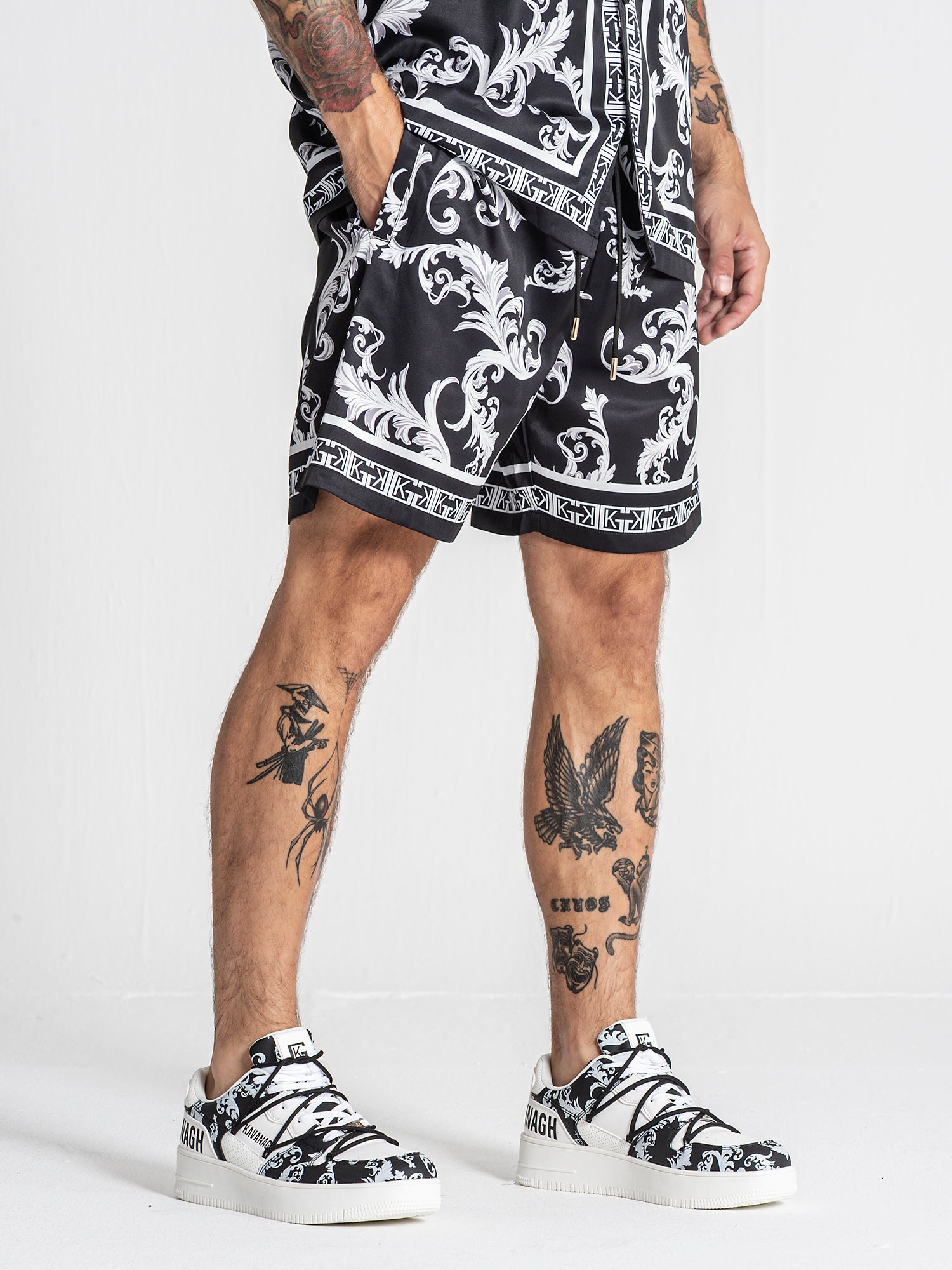 Black Majestic Satin Shorts