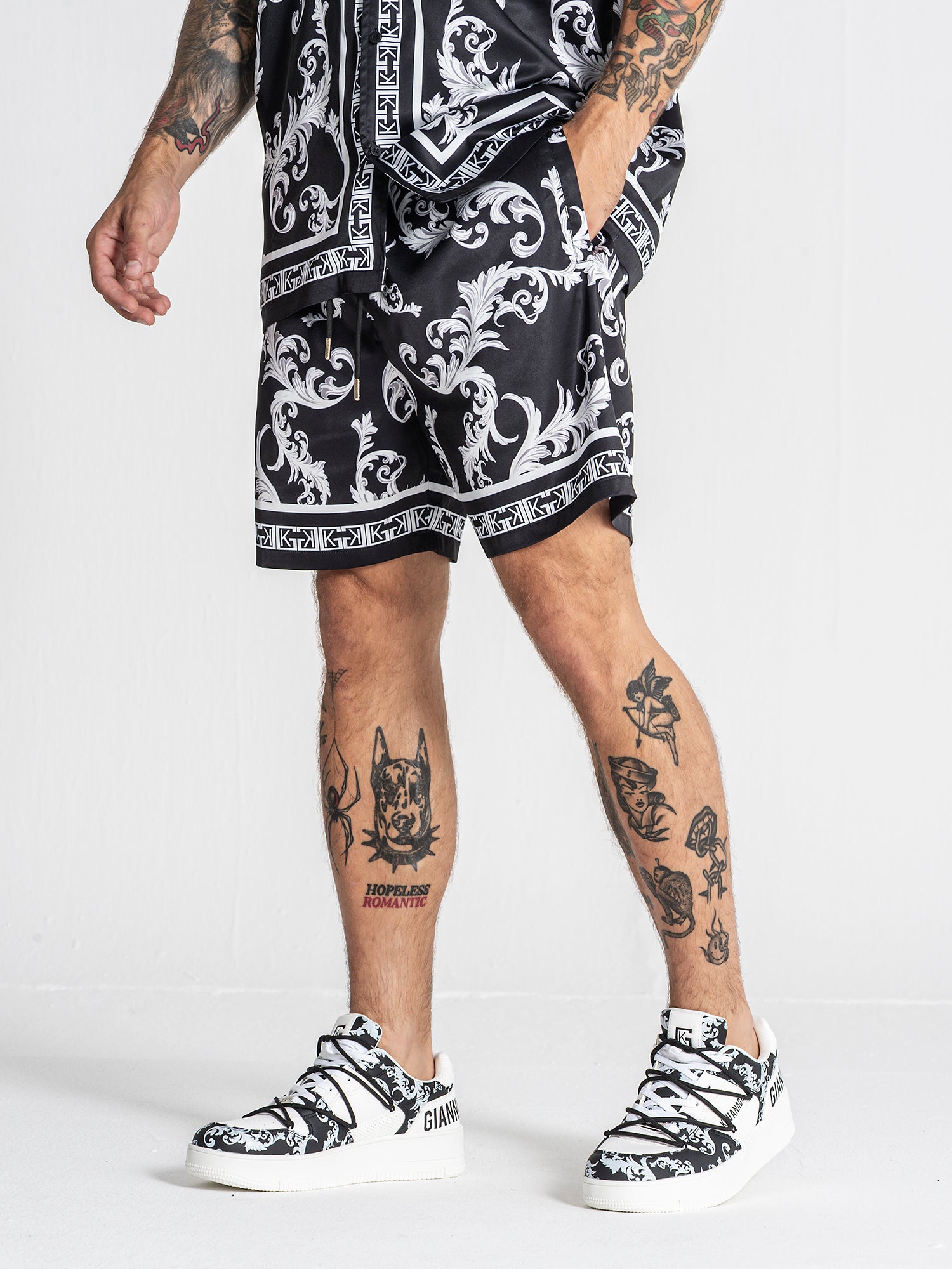 Black Majestic Satin Shorts