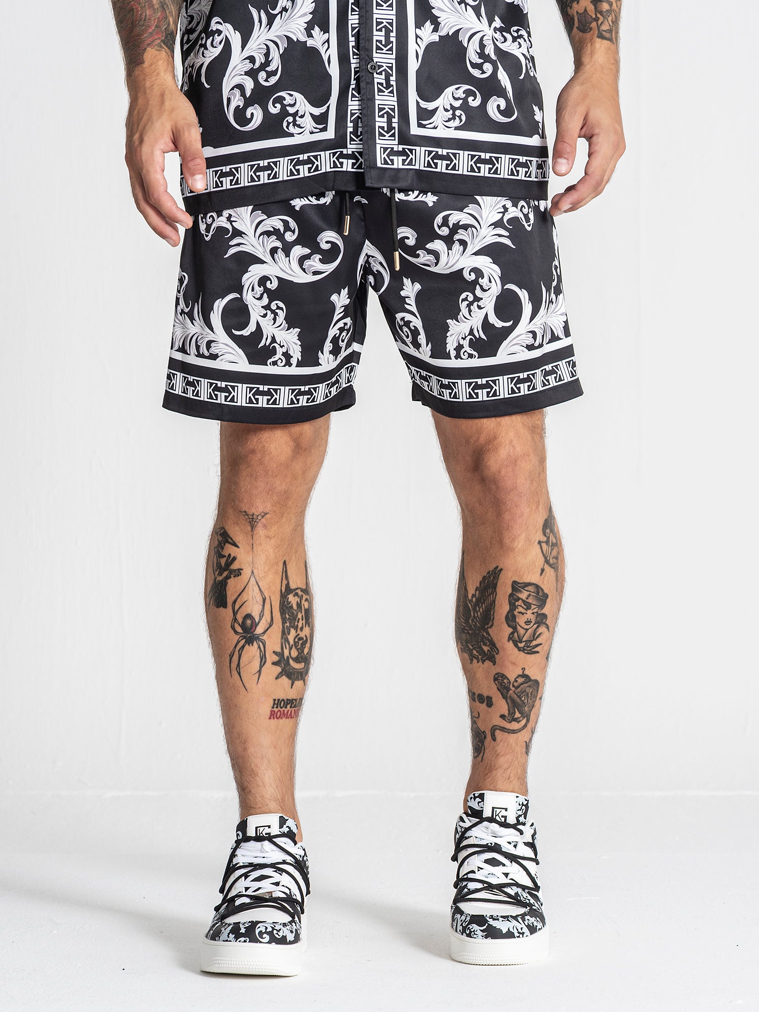 Black Majestic Satin Shorts