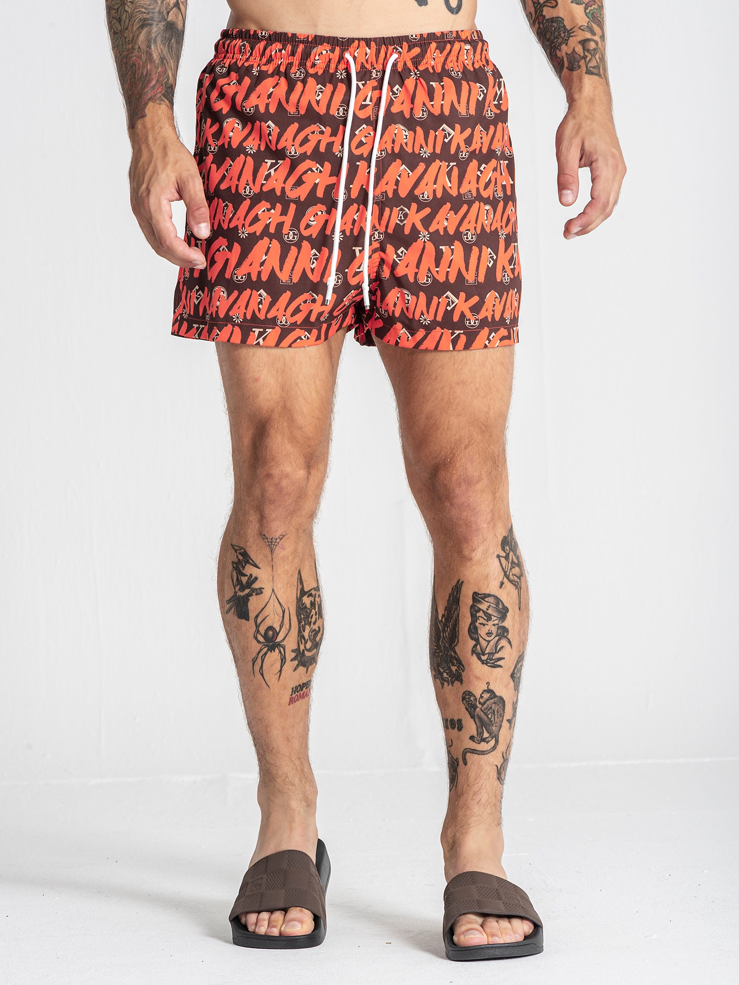 Orange Rebel Swimshorts