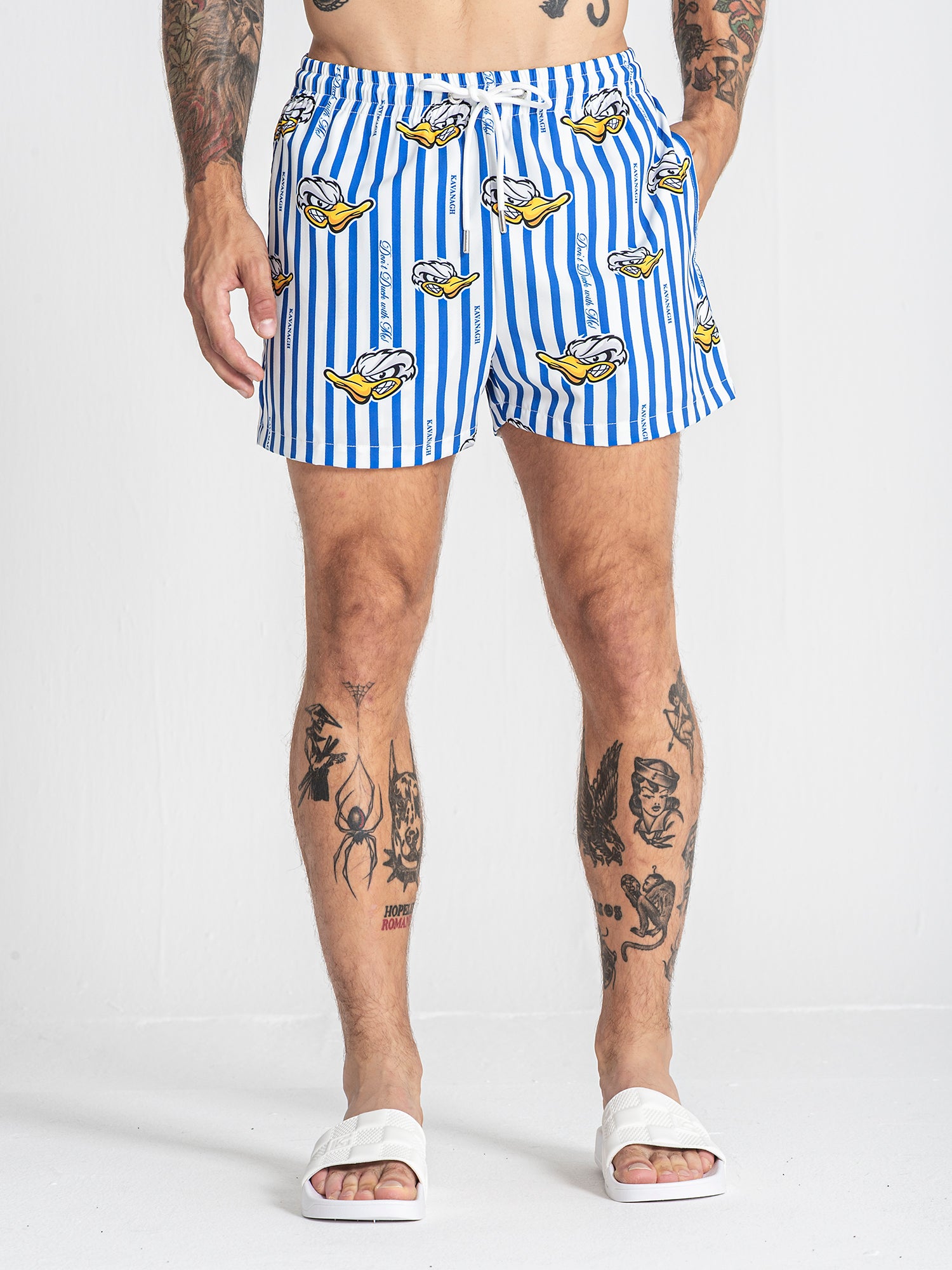 Blue Grumpy Duck Swimshorts