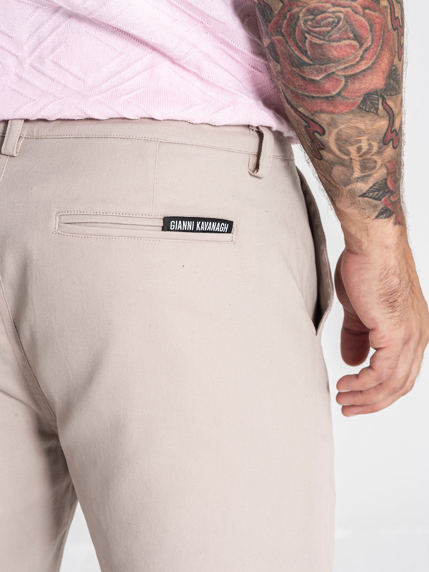 Beige GK Chino Shorts