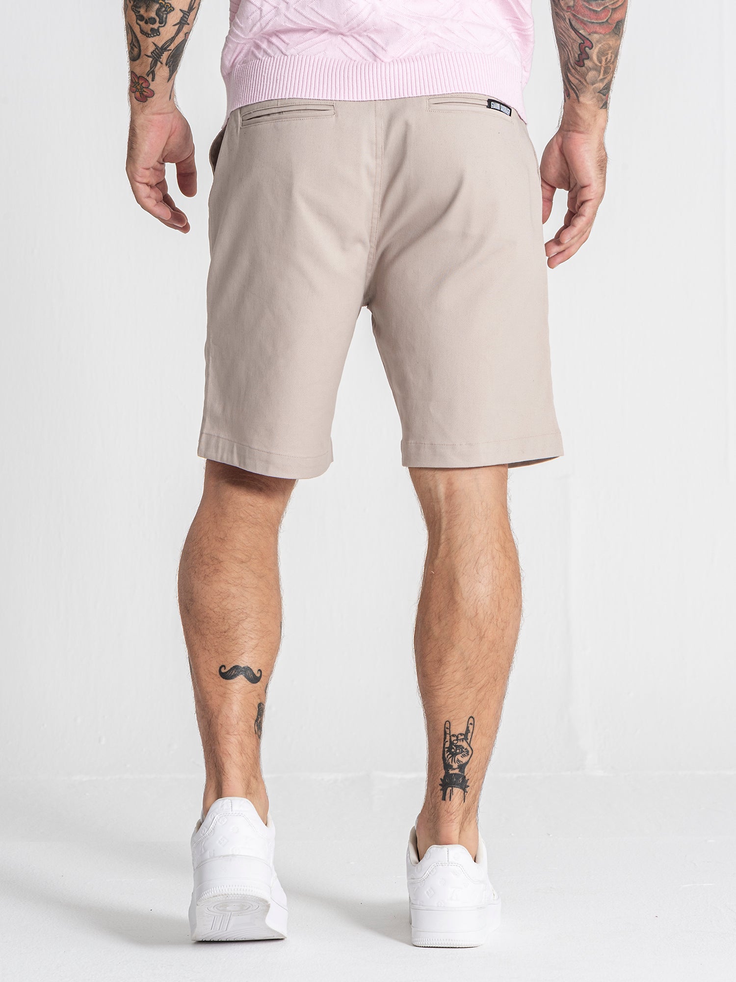 Beige GK Chino Shorts