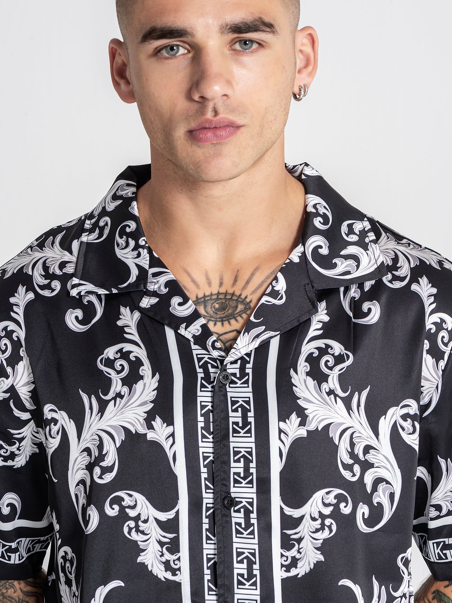 Black Majestic Satin Shirt