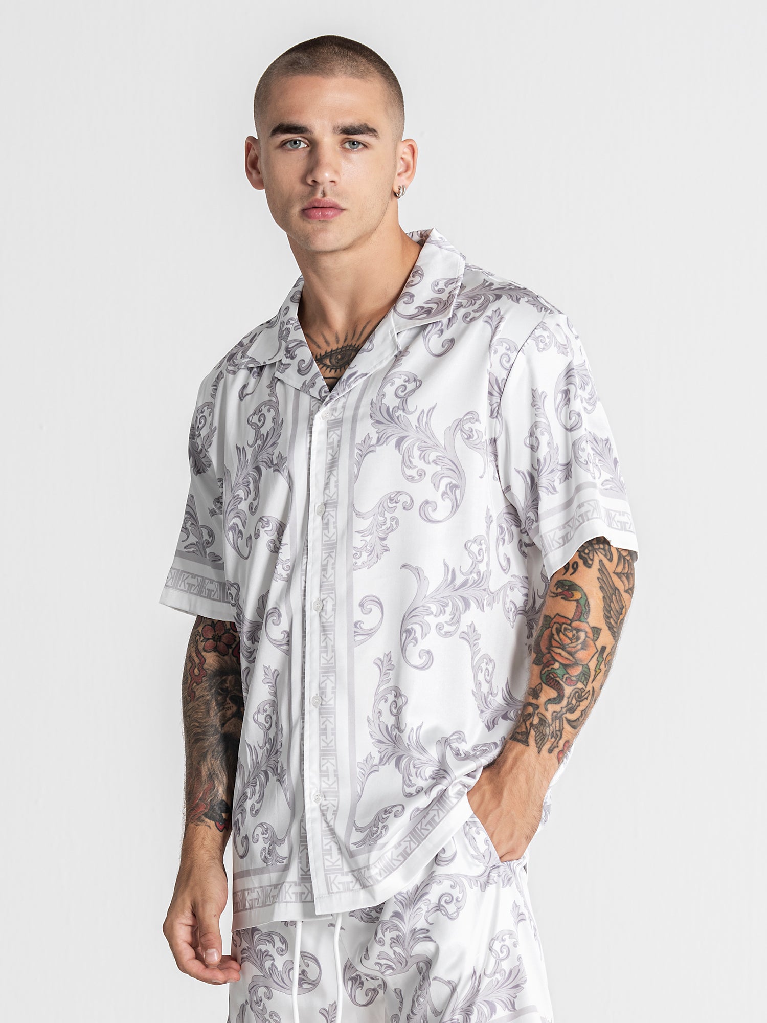 White Majestic Satin Shirt