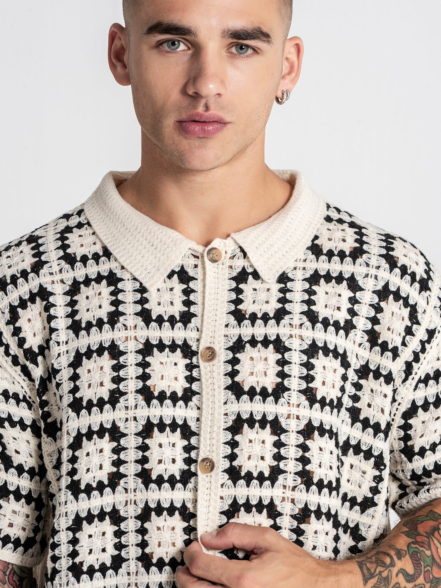 Beige Nature Knit Shirt
