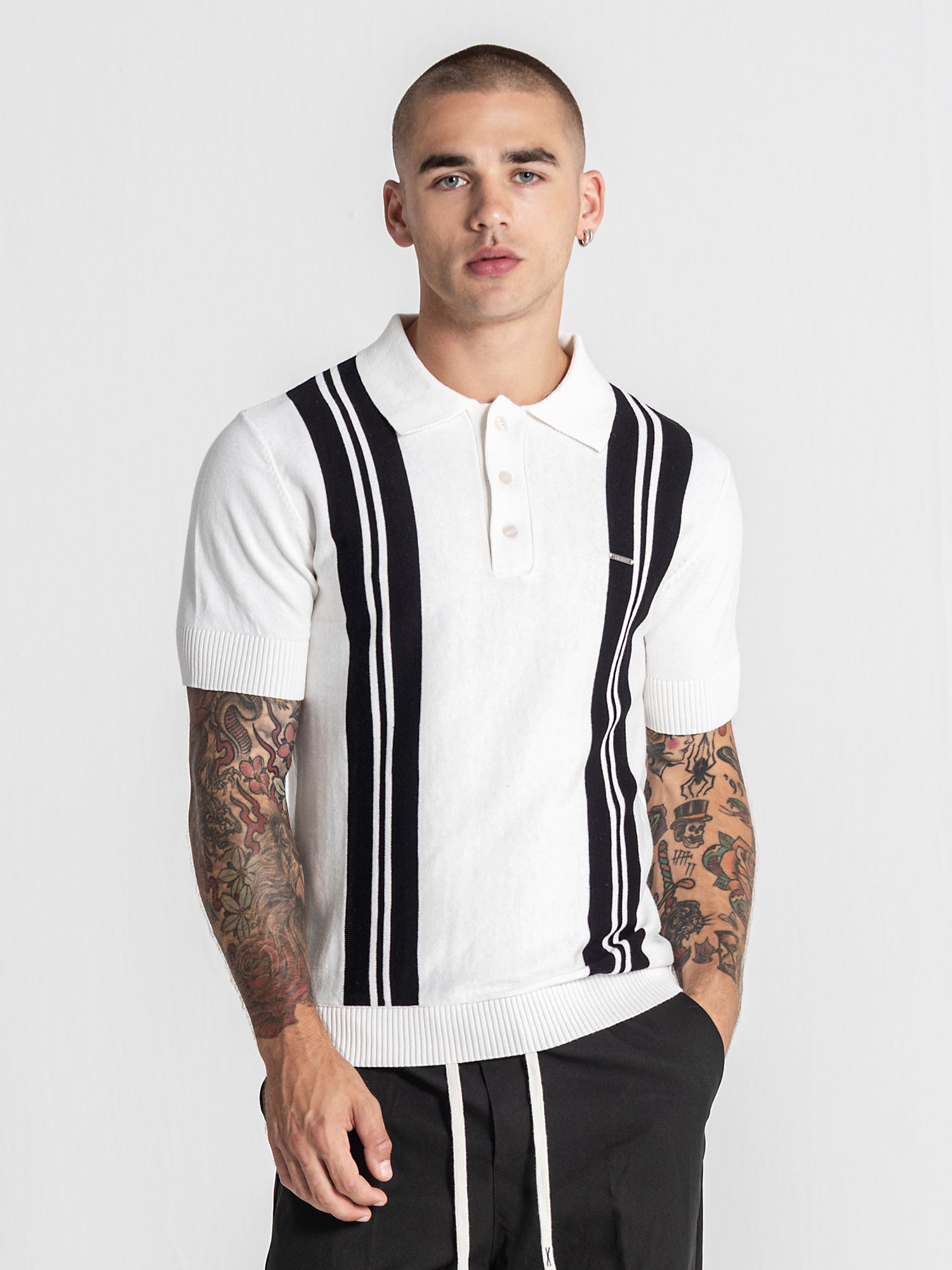 White Tower Knit Polo