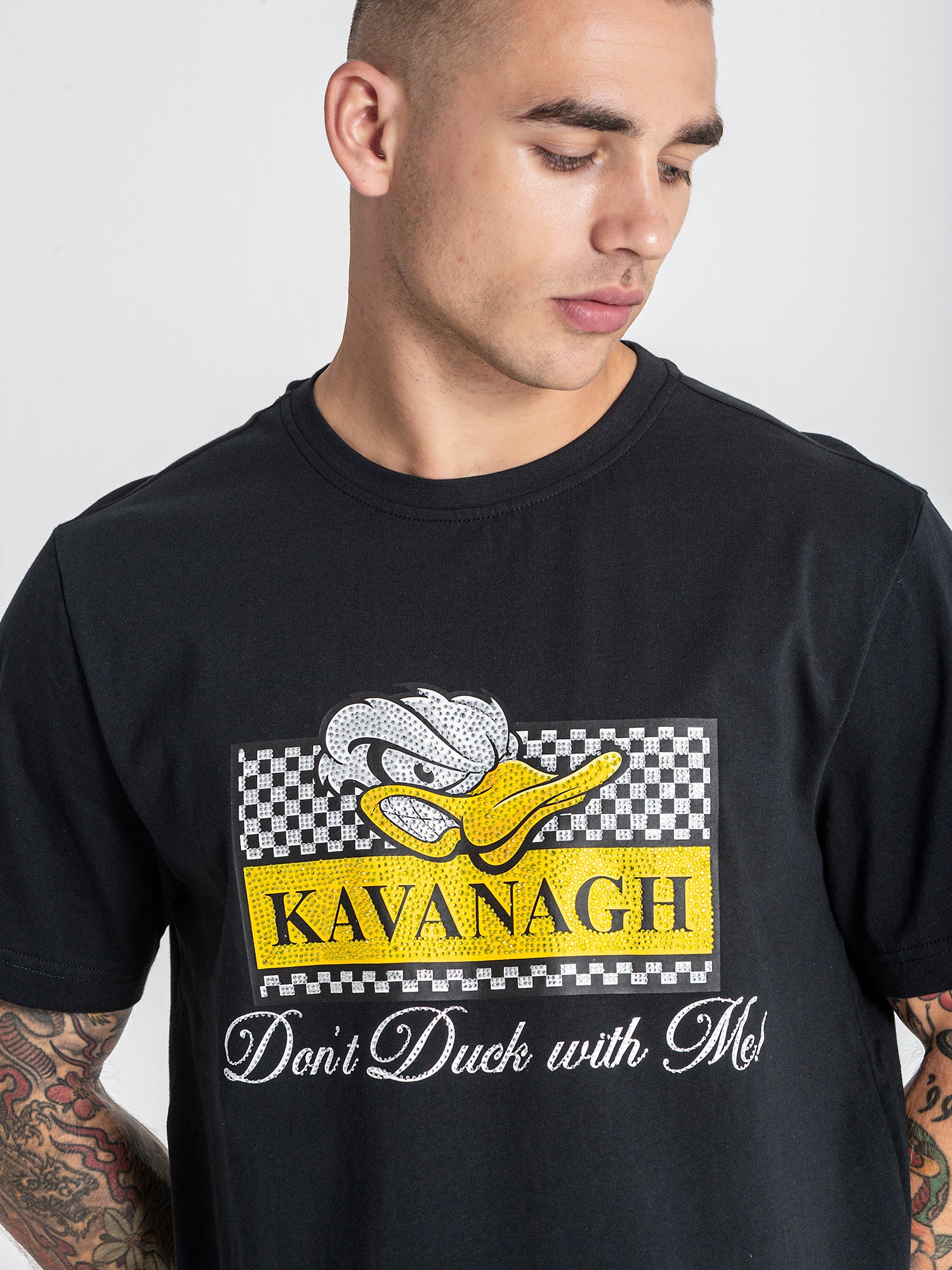 Black Grumpy Duck Tee