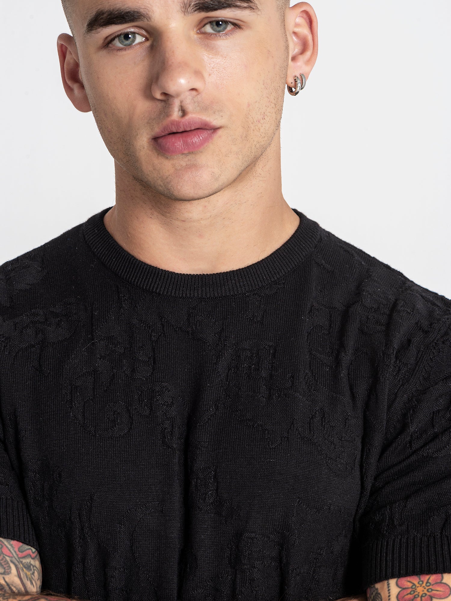 Black Majestic Knit Tee
