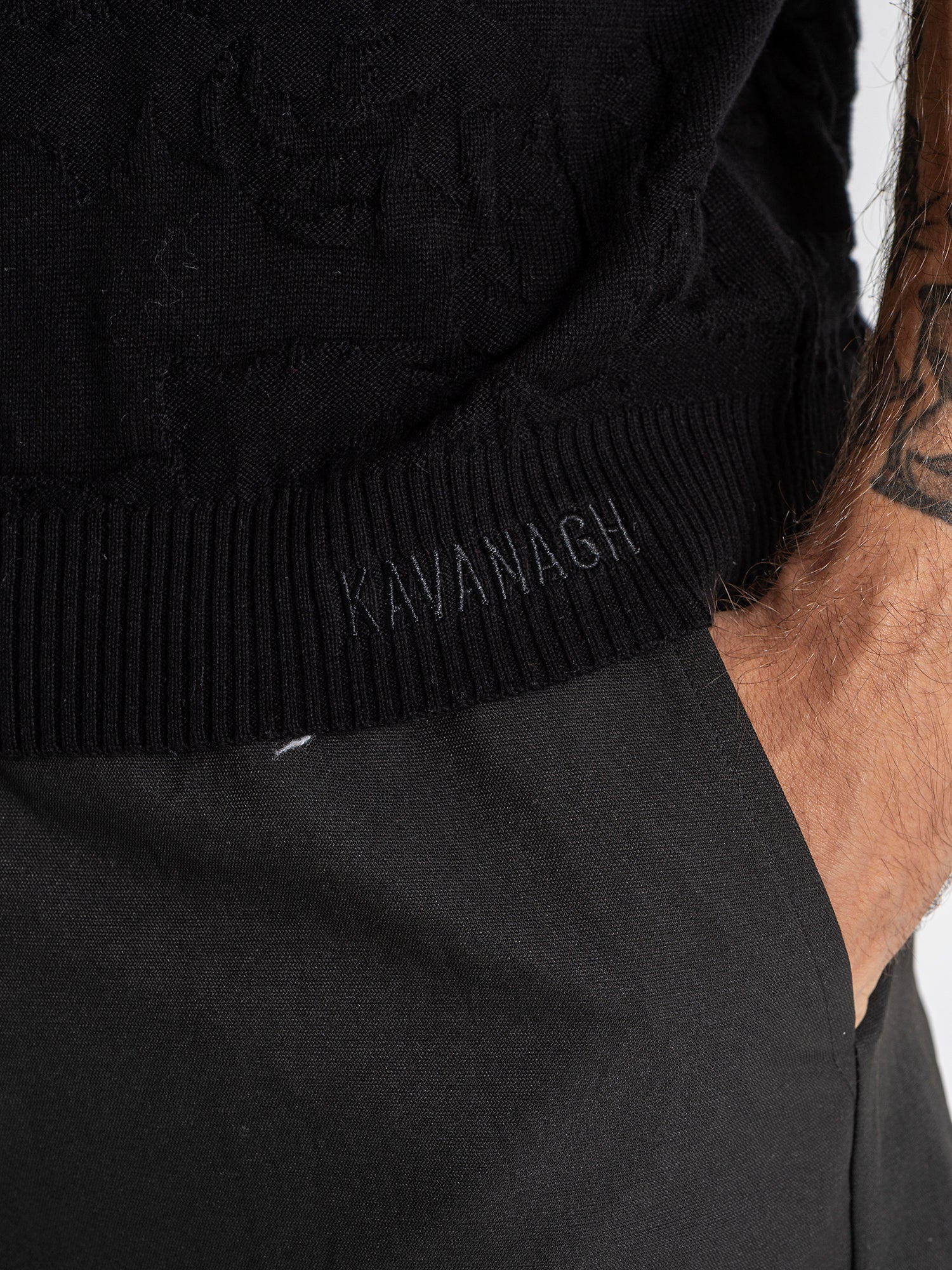 Black Majestic Knit Tee