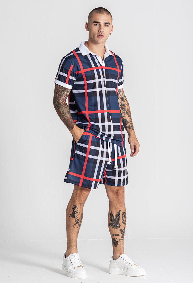 Blue British Polo