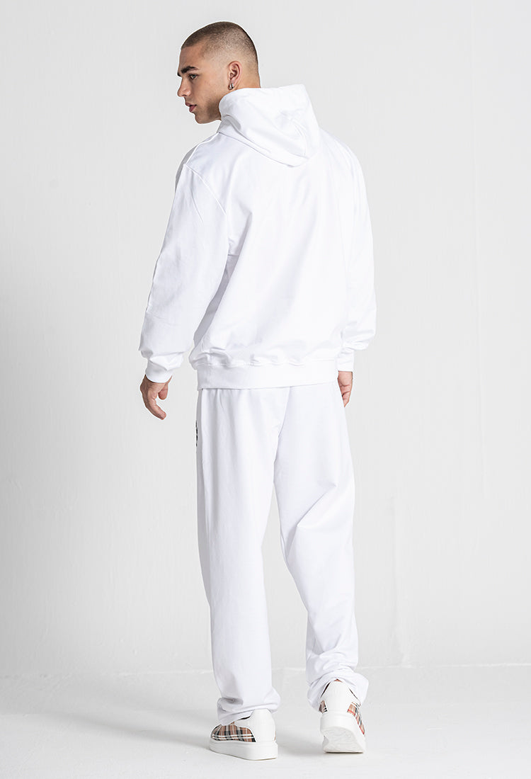 White Noble Bear Hoodie