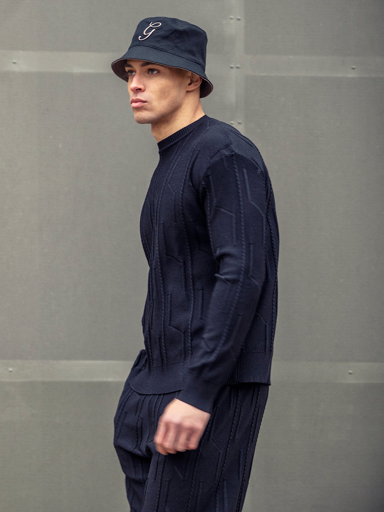 Black G Knit Sweater